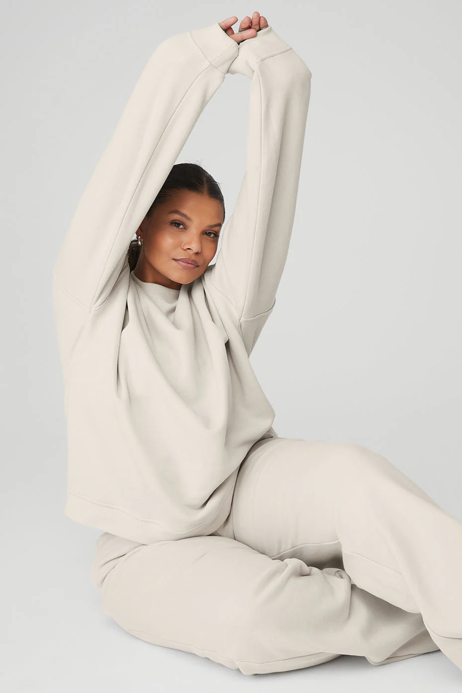 Renown Heavy Weight Crew Neck Pullover - Bone