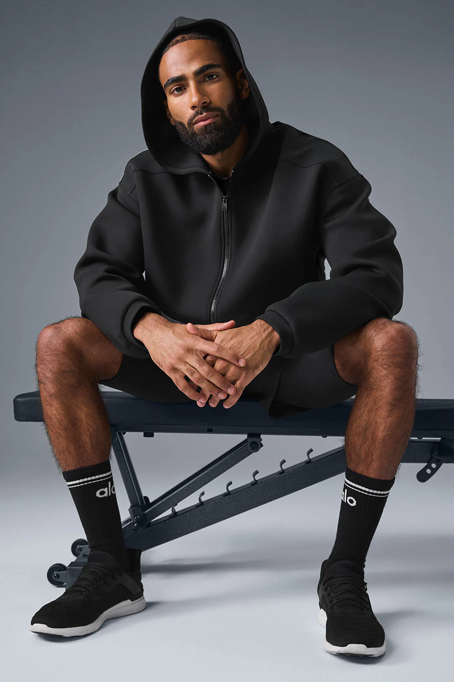 Technical Form Cargo Jacket - Black