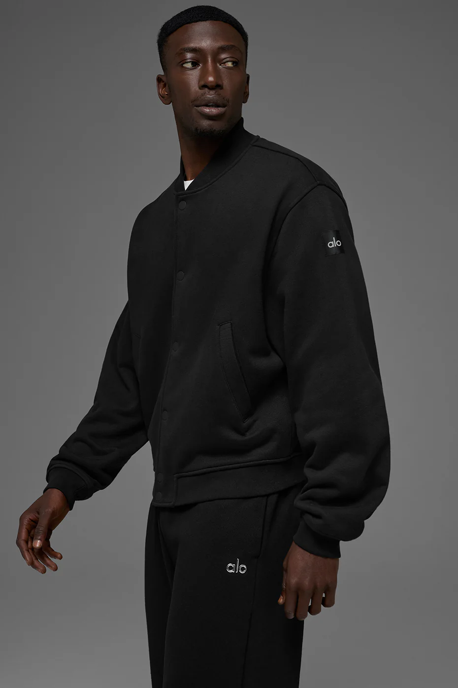 Renown Varsity Jacket - Black