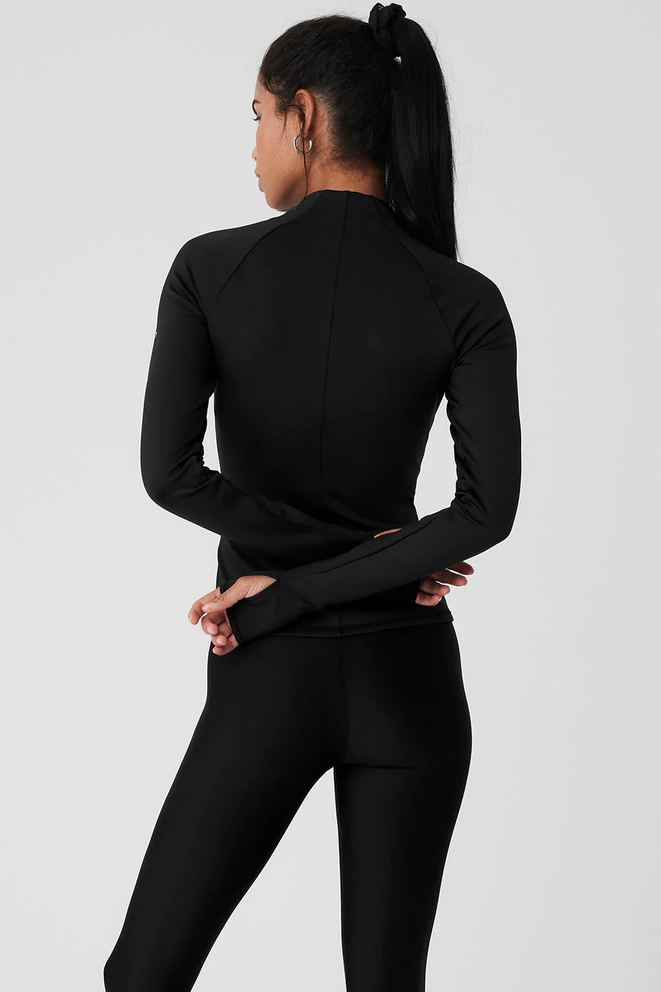 Airlift Winter Warm 1/4 Zip Long Sleeve - Black