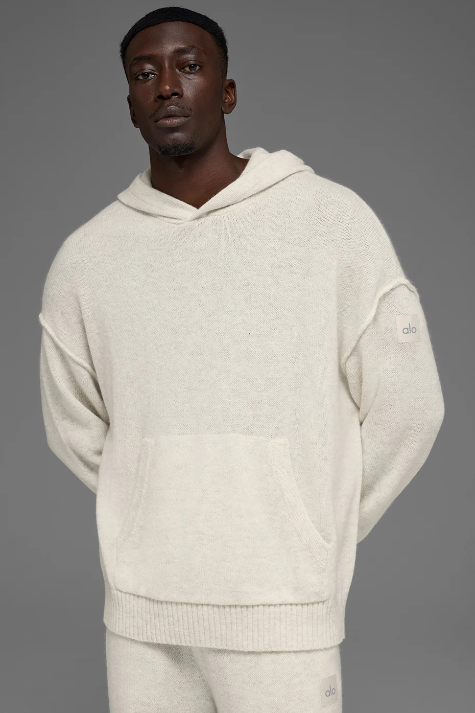 Wool?Cashmere New Class Hoodie - Bone Heather