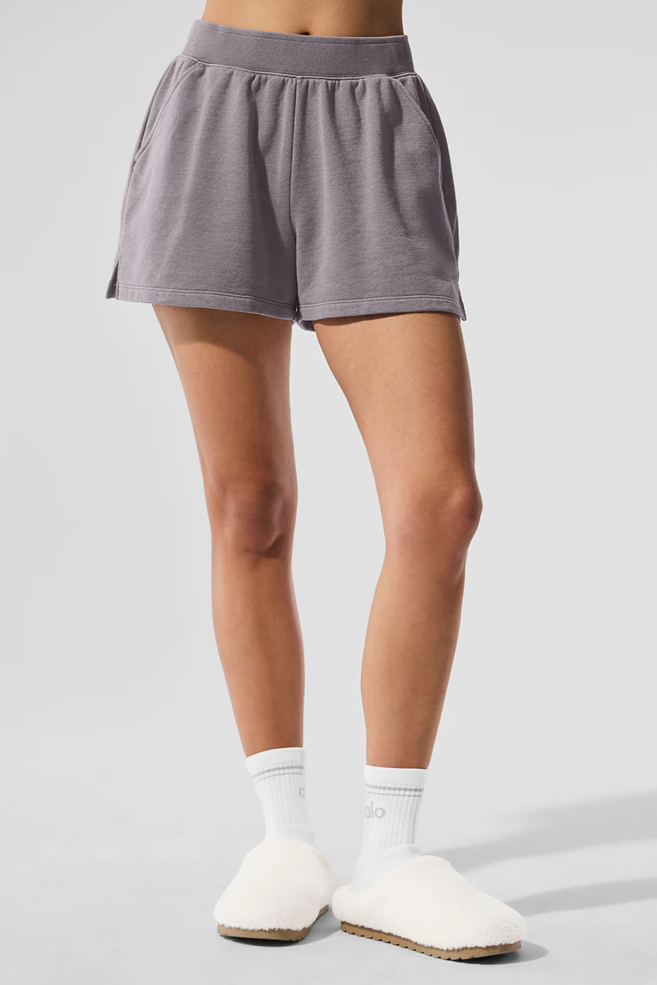 Washed Low Key Sweat Short - Cool Grey Wash