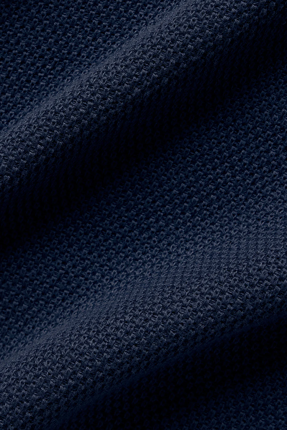 Sports Club Sweater Knit Hoodie - Navy