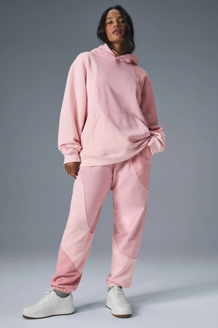 Make Waves Hoodie - Sunset Pink Tonal