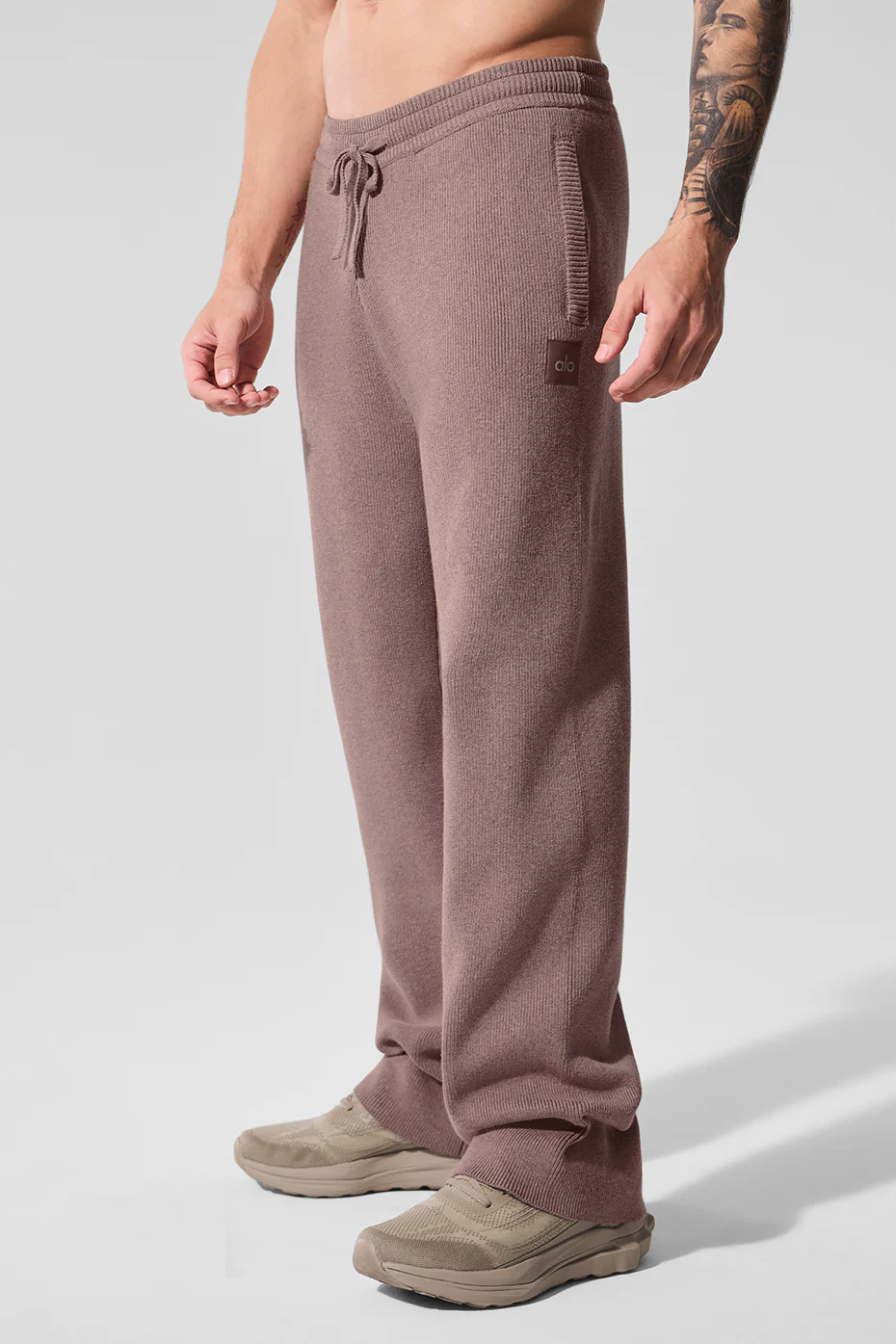 Scholar Straight Leg Sweatpant - Mushroom Heather