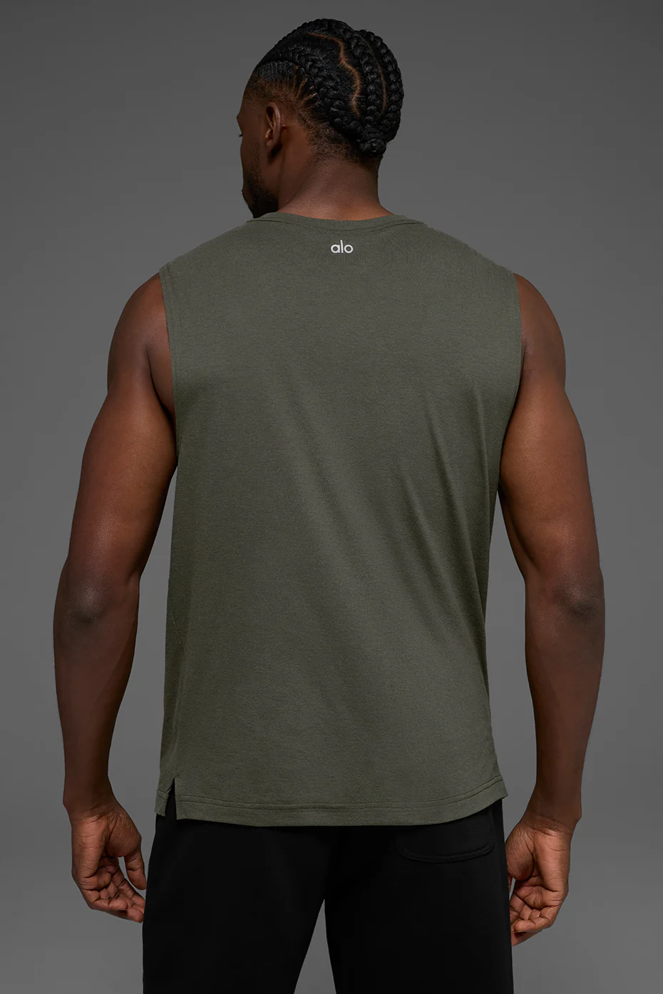 The Triumph Muscle Tank - Stealth Green
