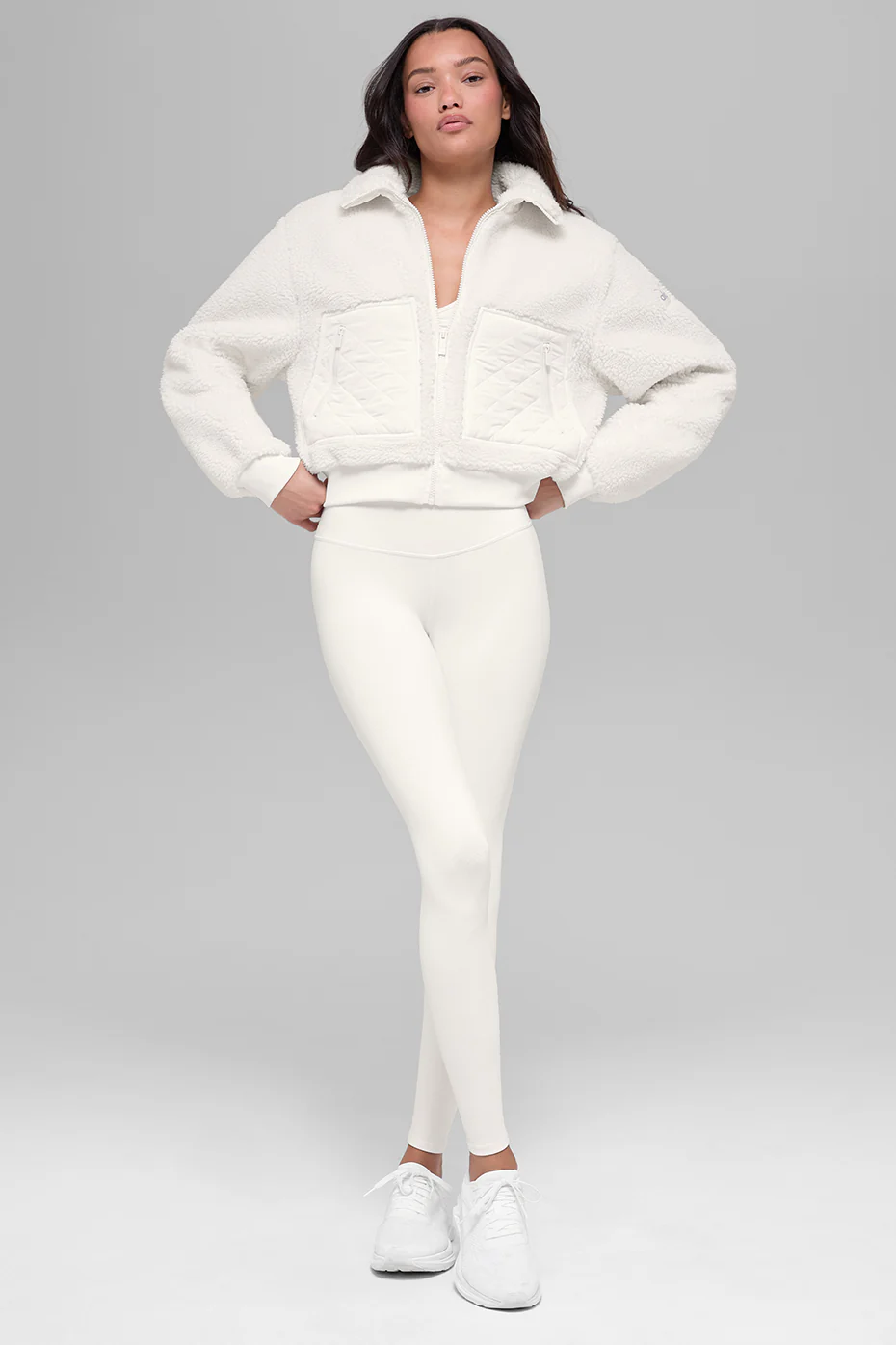 Sherpa Edge Bomber - Ivory