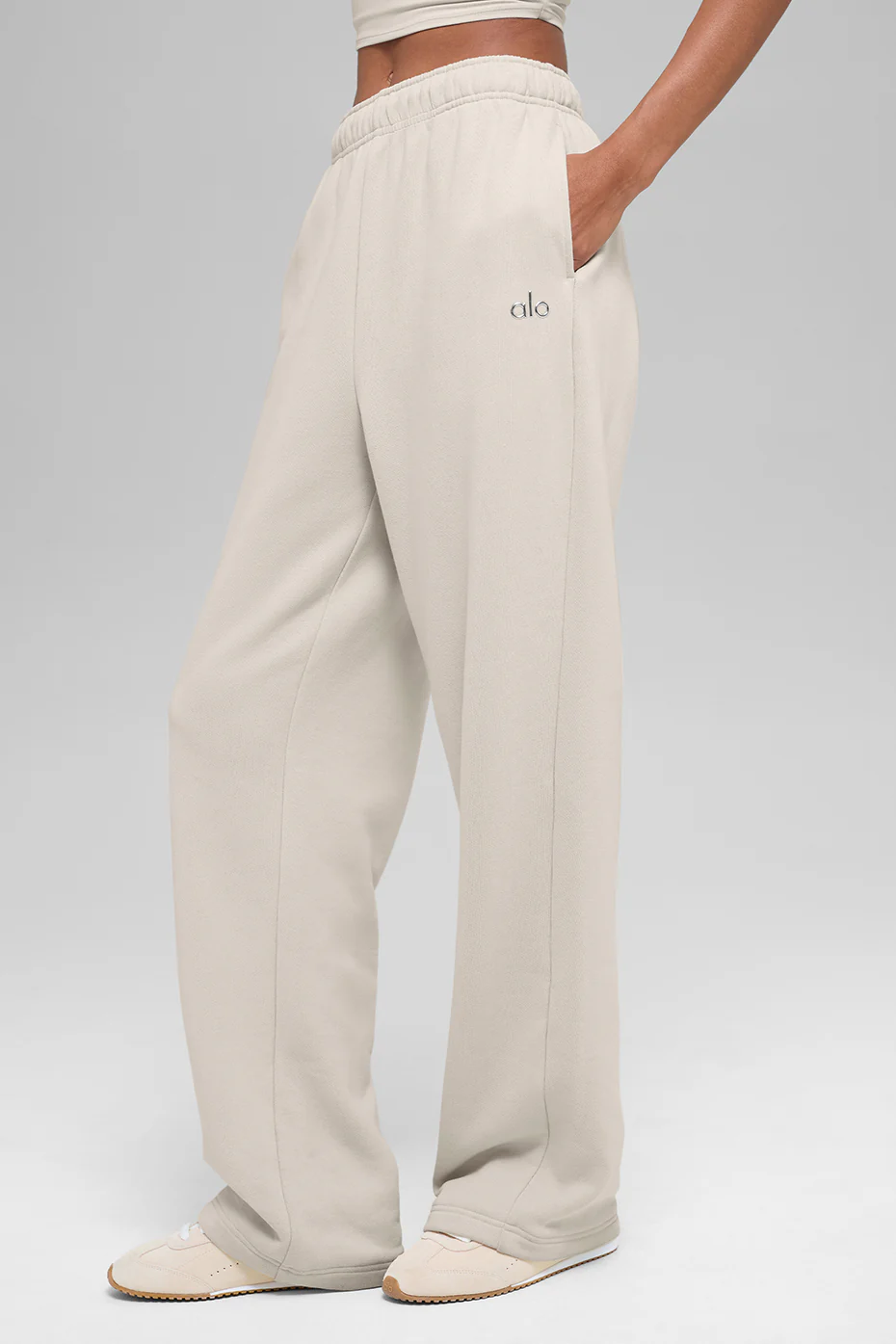Accolade Straight Leg Sweatpant - Bone