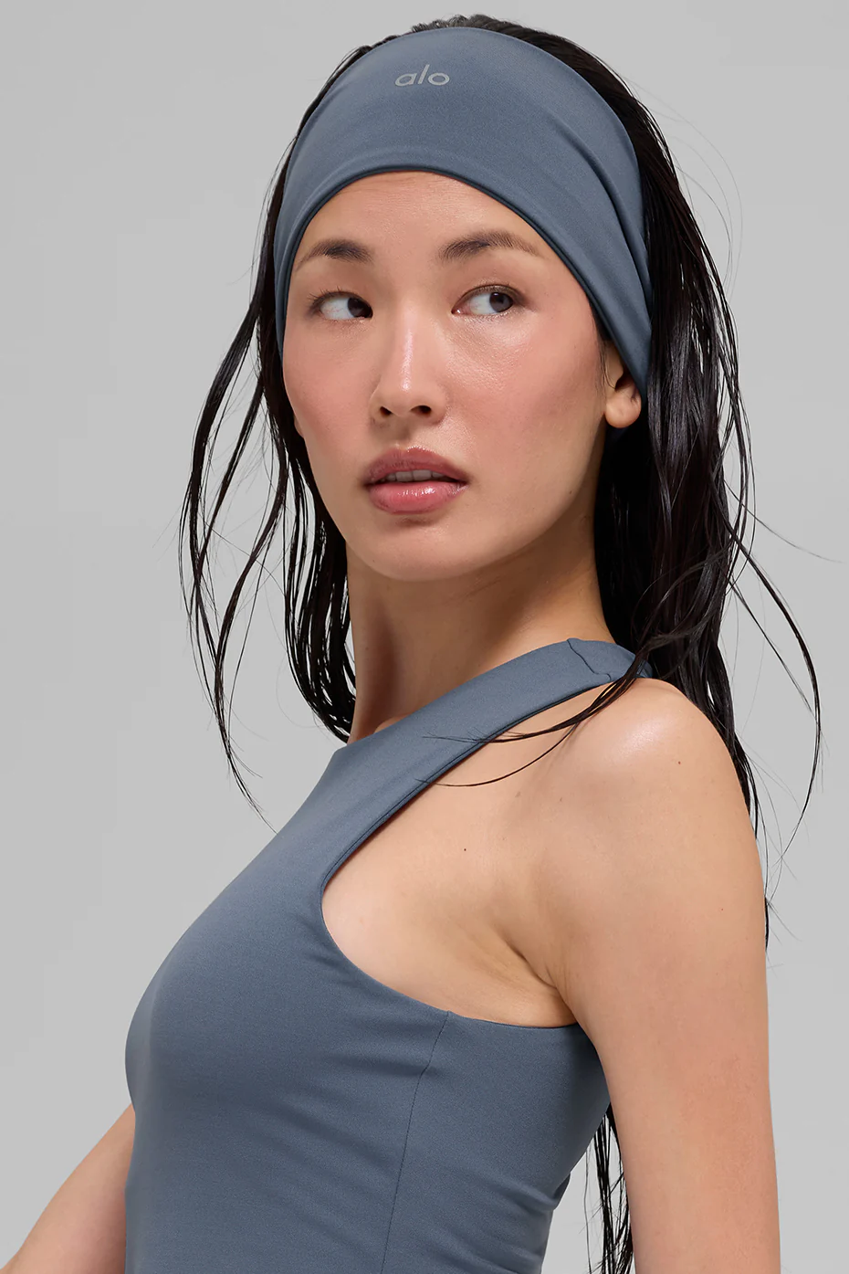 ALO Softsculpt Wide Headband - Bluestone