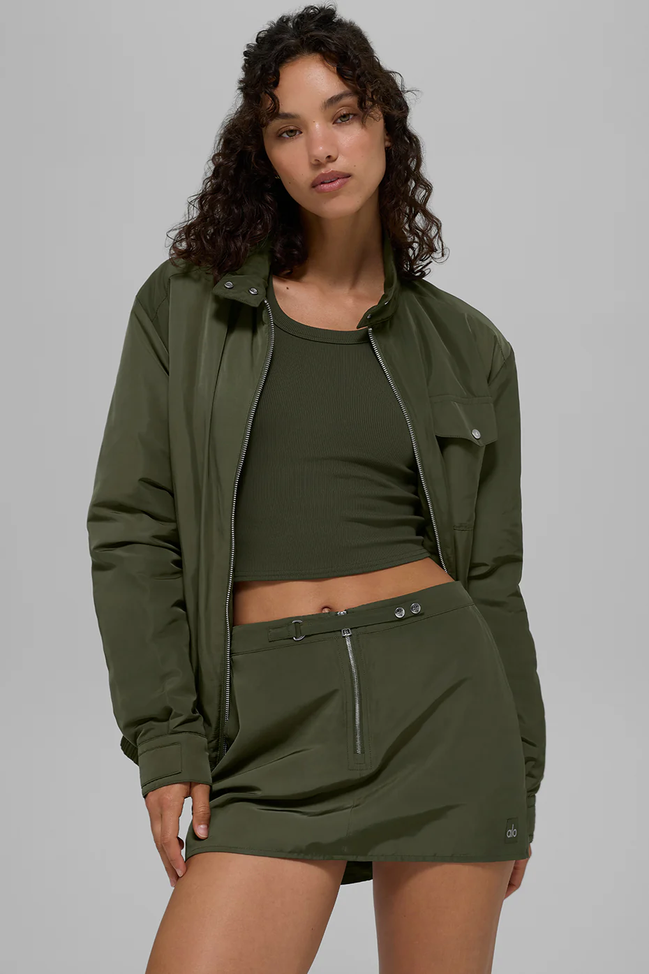 Work It Bomber - Green Olive