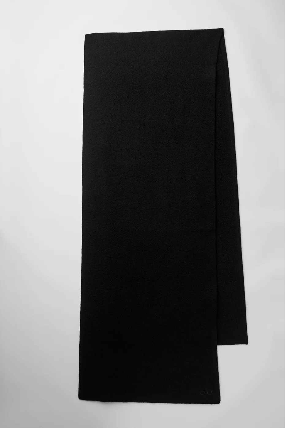 Merino Wool Oversized Scarf - Black