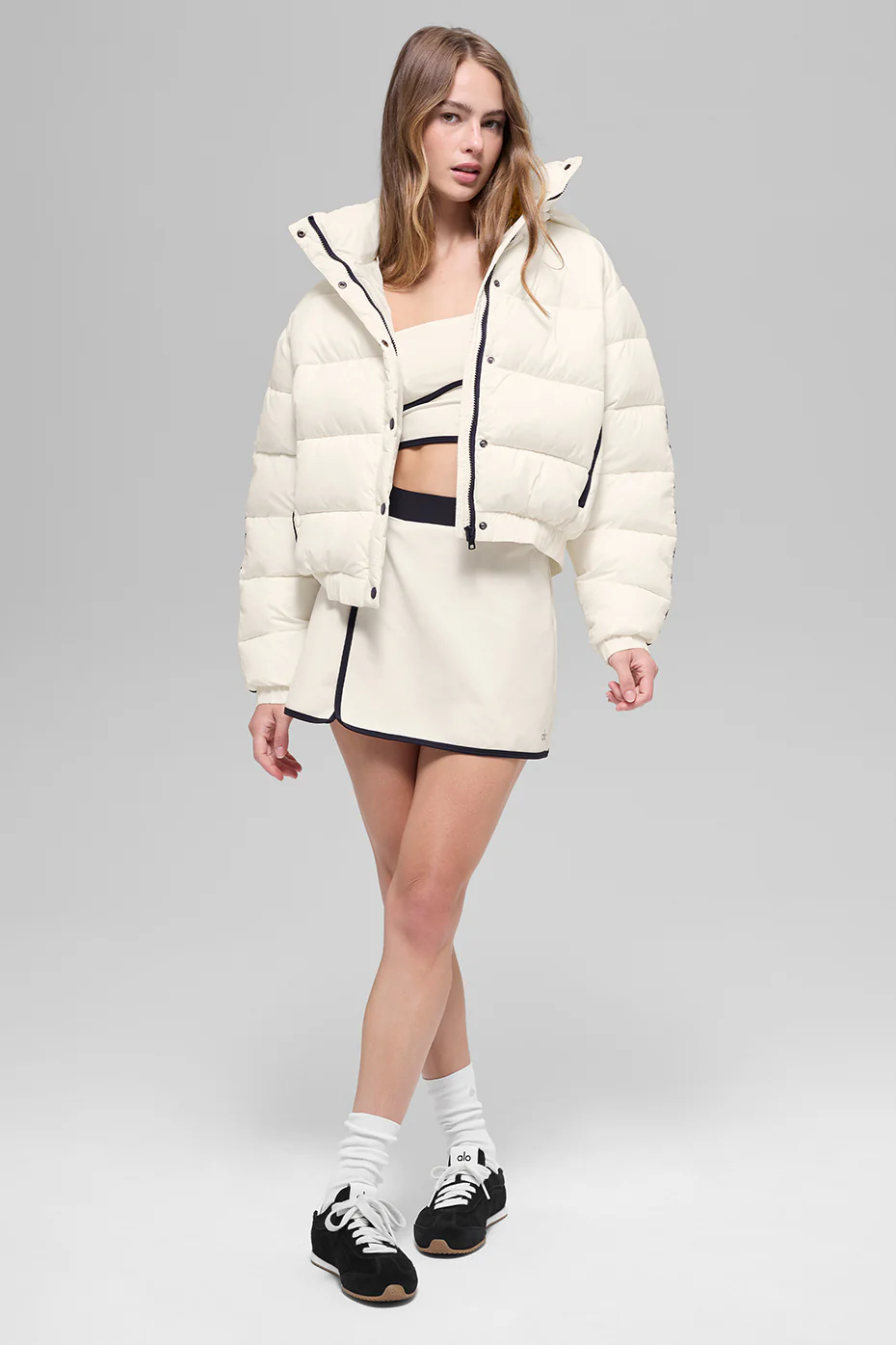 Aspen Love Puffer Jacket - Ivory