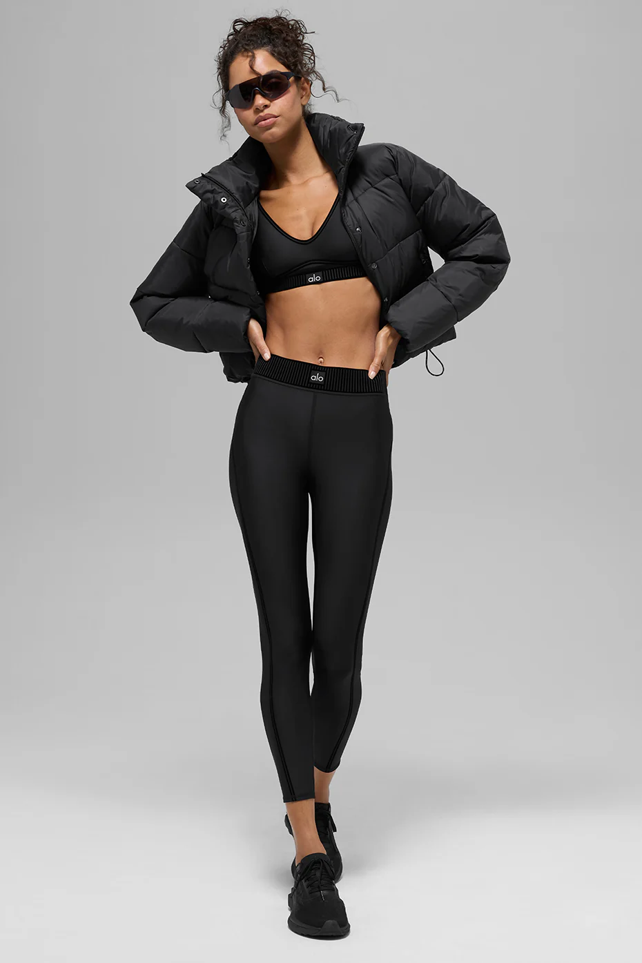 Gold Rush Puffer - Black