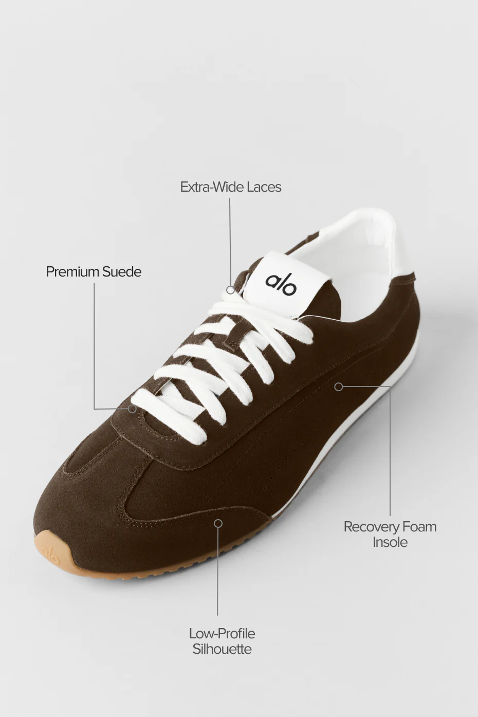 ALO Sunset Sneaker - Espresso