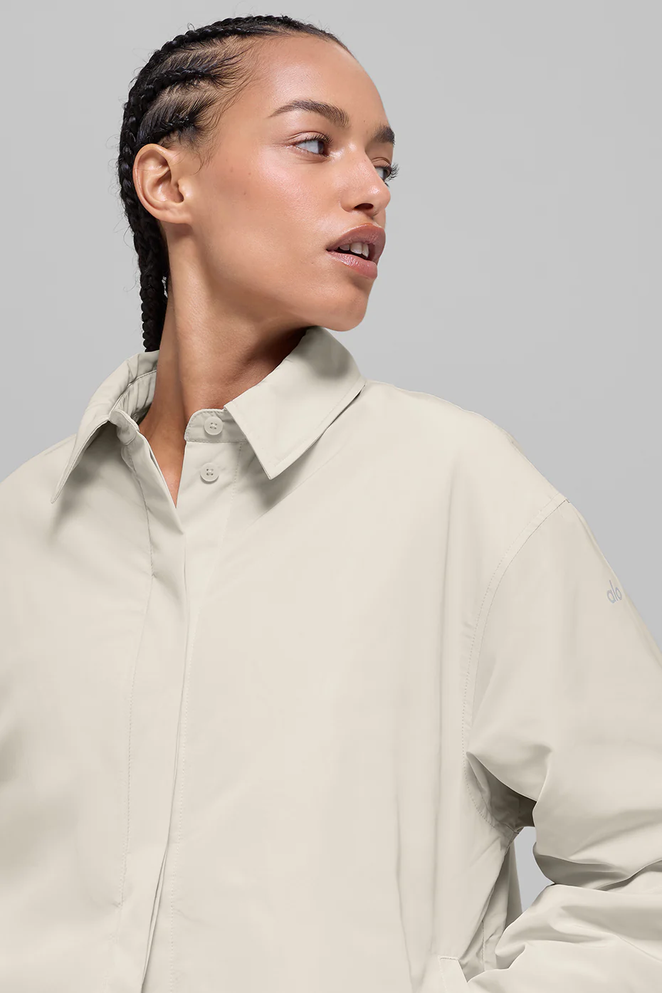 Socialite Shacket - Bone