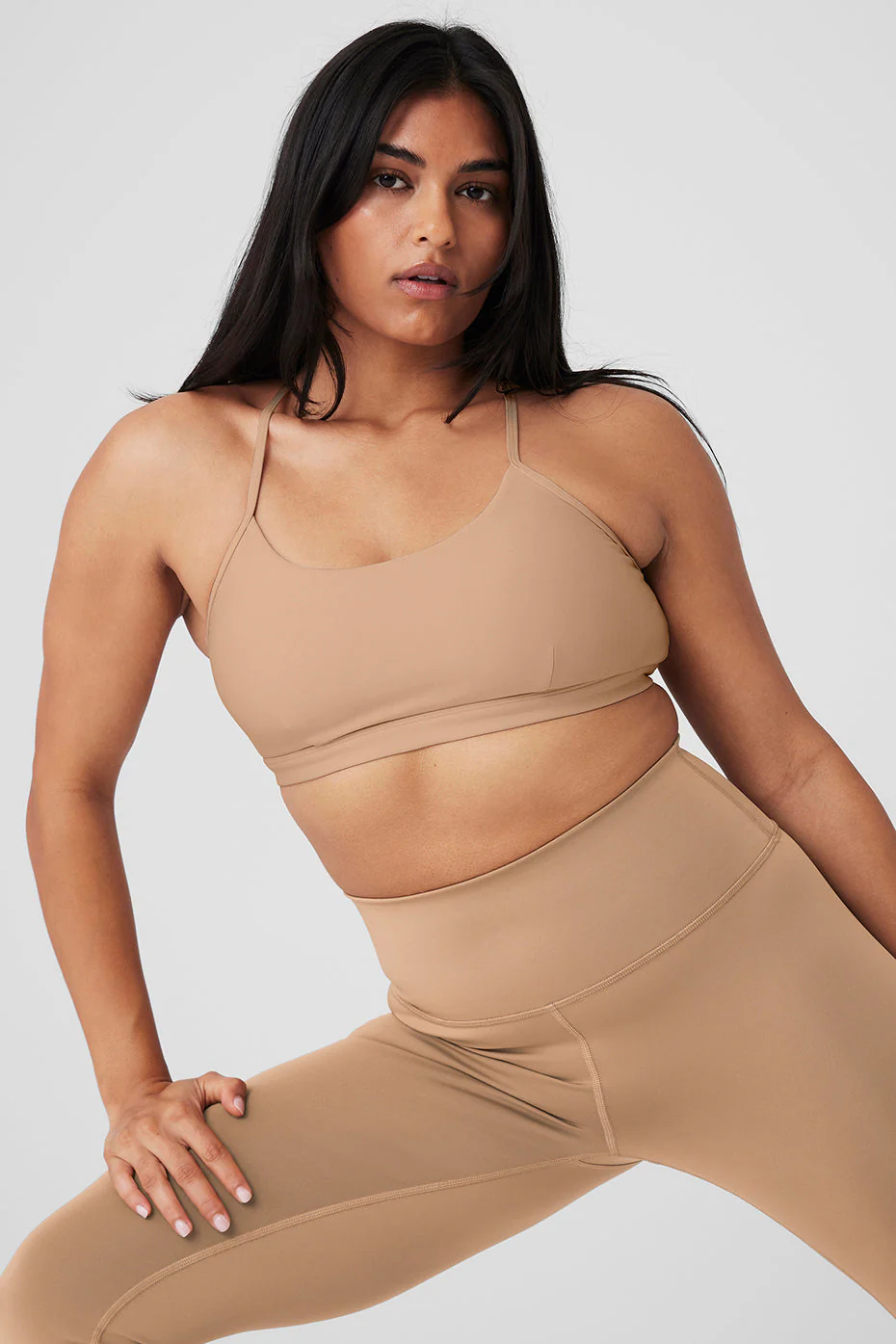 7/8 High-Waist Airlift Legging - Toasted Almond