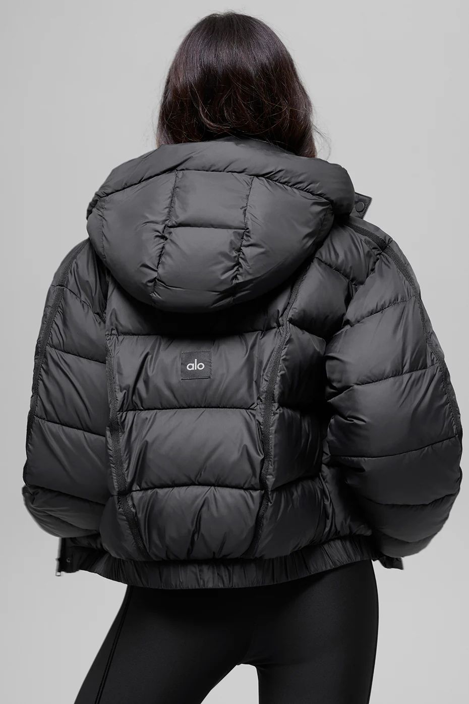 Aspen Love Puffer Jacket - Black