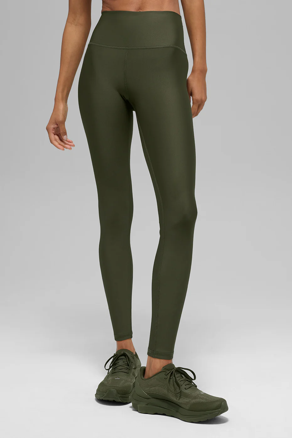 7/8 High-Waist Airlift Legging - Green Olive
