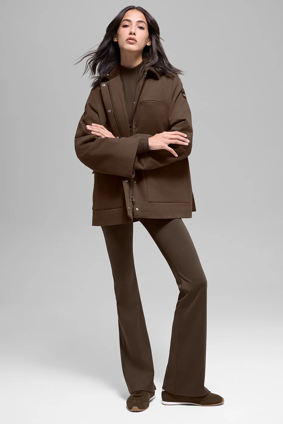 Twill Barn Jacket - Espresso