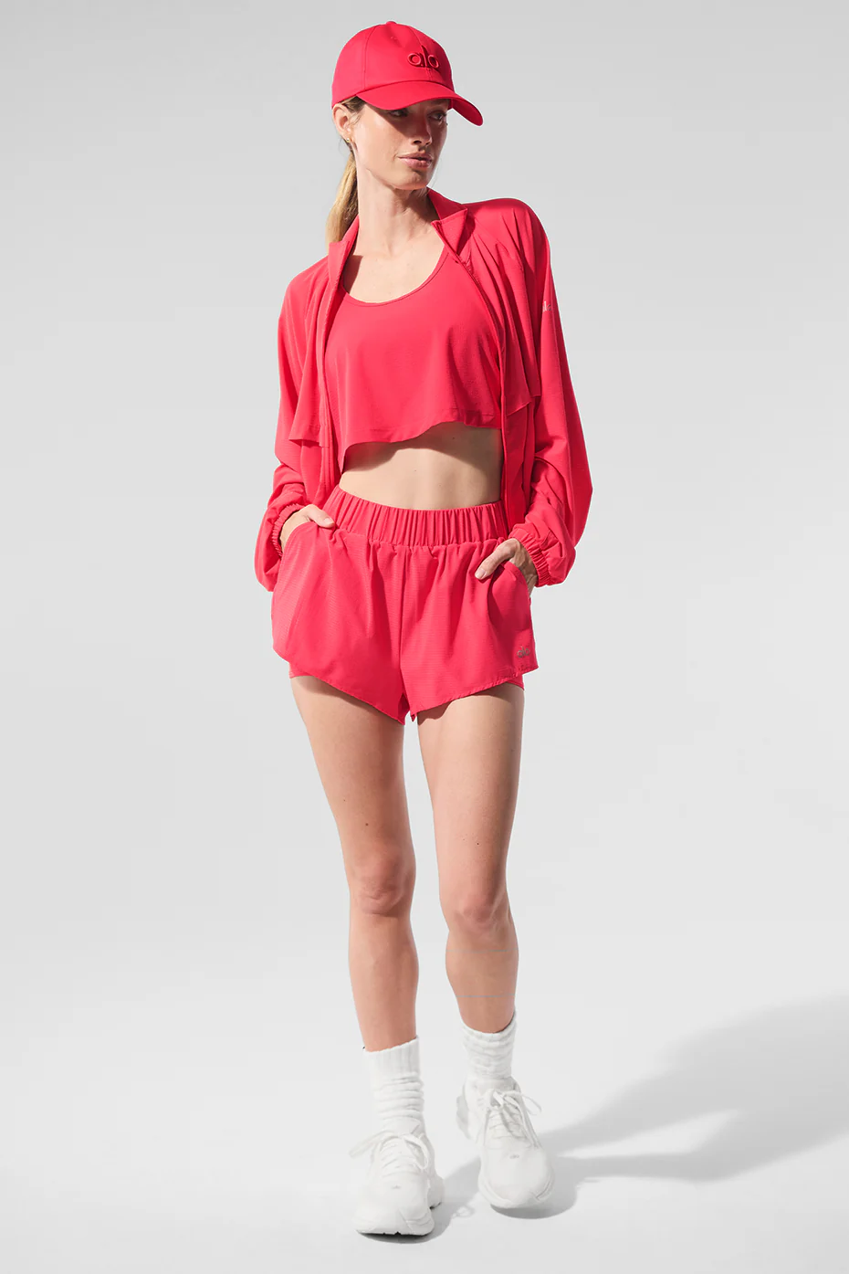 Sport Star Full Zip Jacket - Candy Red