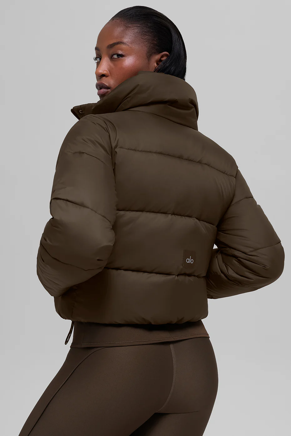 Gold Rush Puffer - Espresso