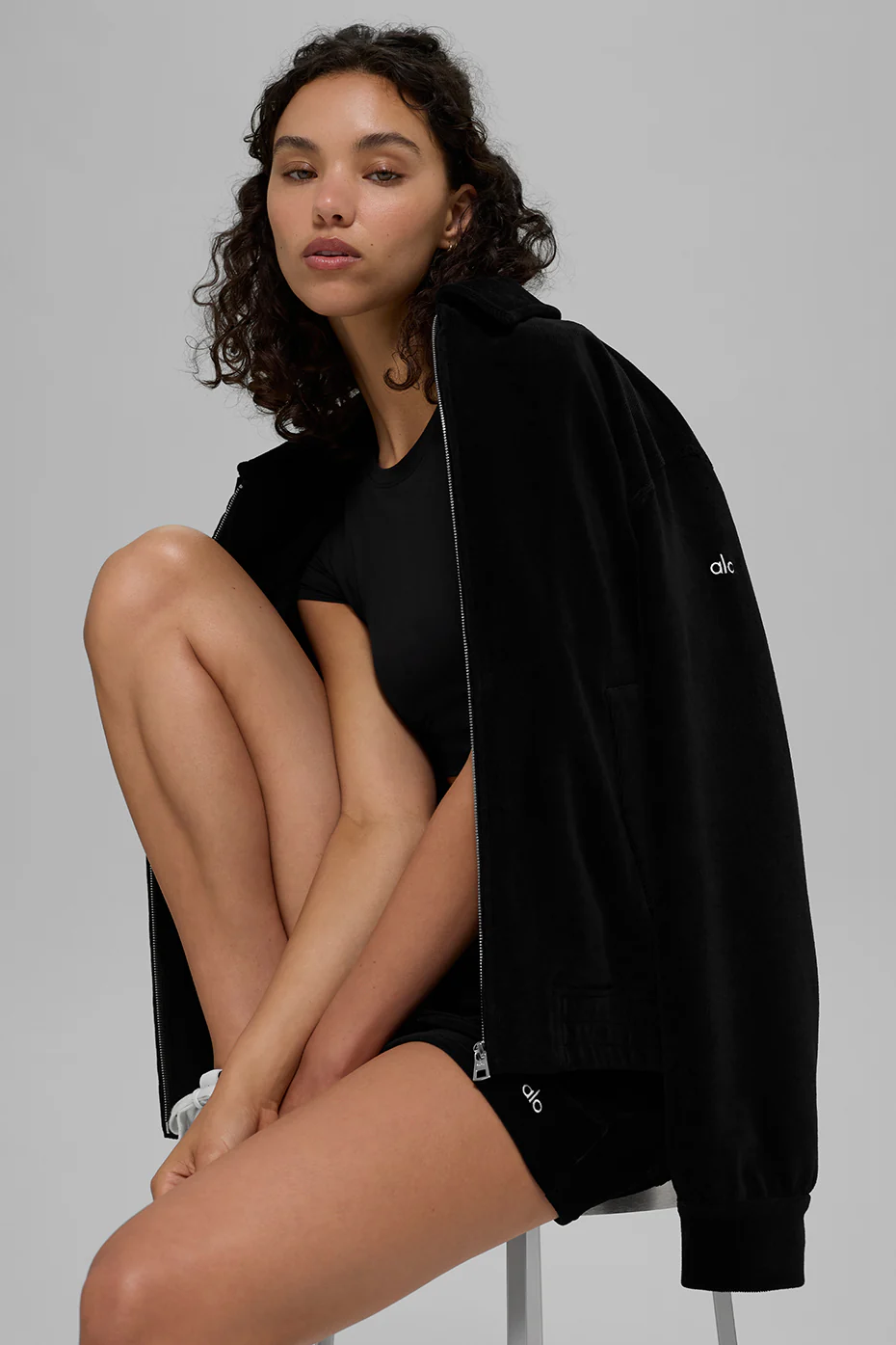 Micro Corduroy On Duty Jacket - Black