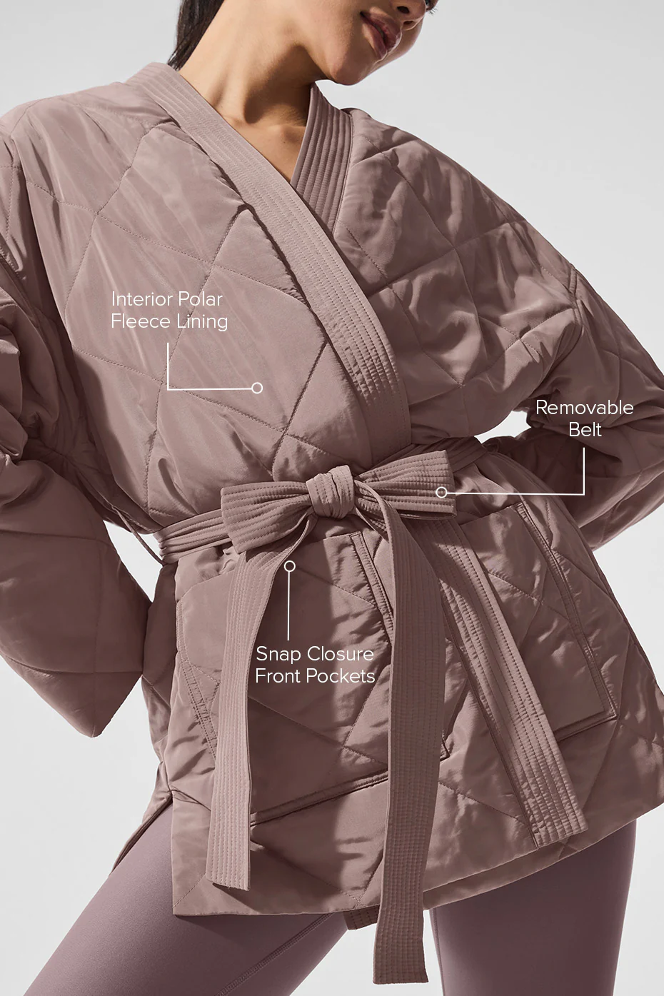 Urbanite Wrap Puffer - Mushroom