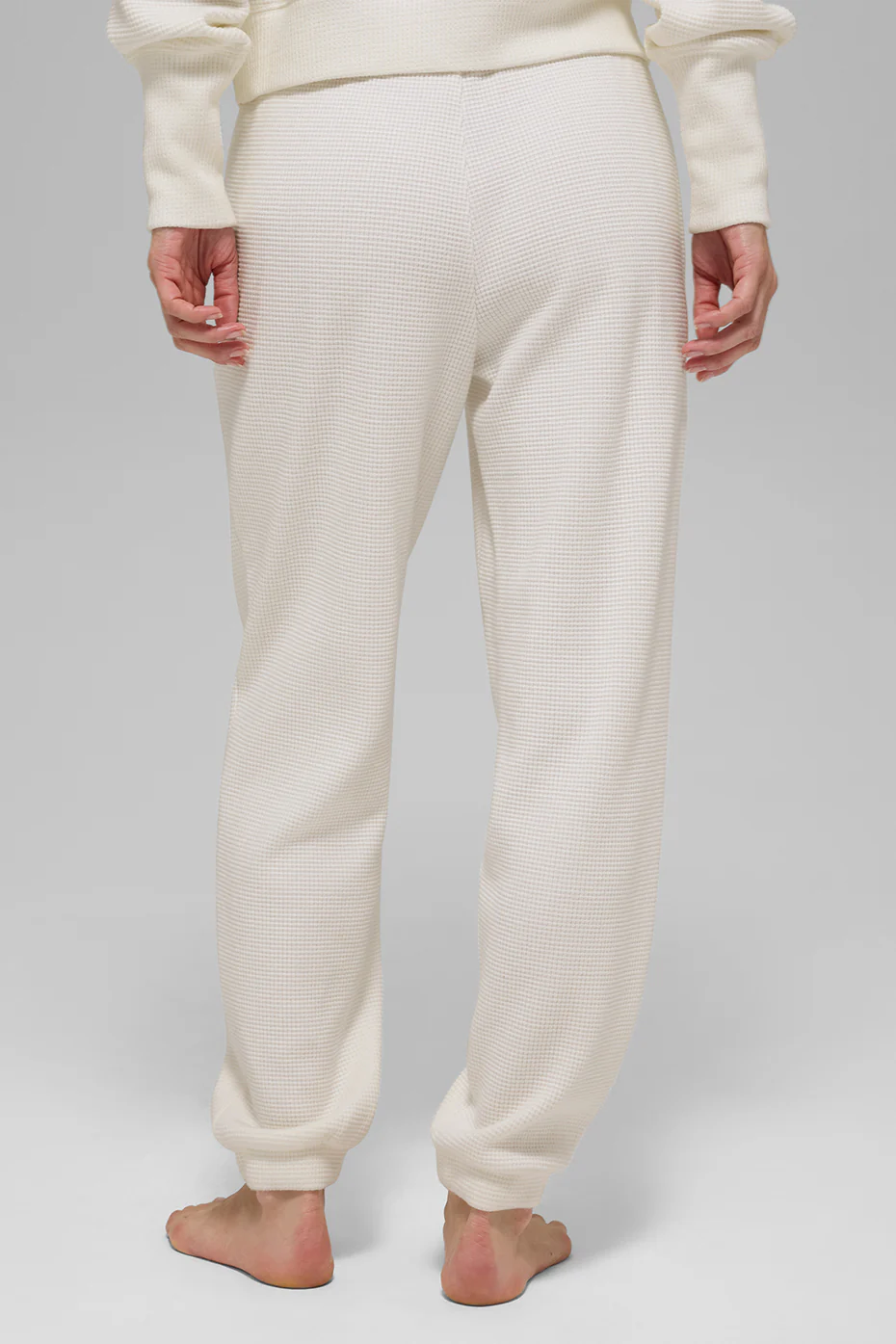 Waffle Weekend Escape Jogger - Ivory