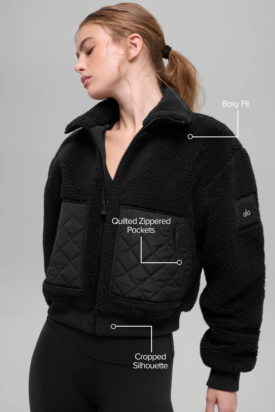 Sherpa Edge Bomber - Black