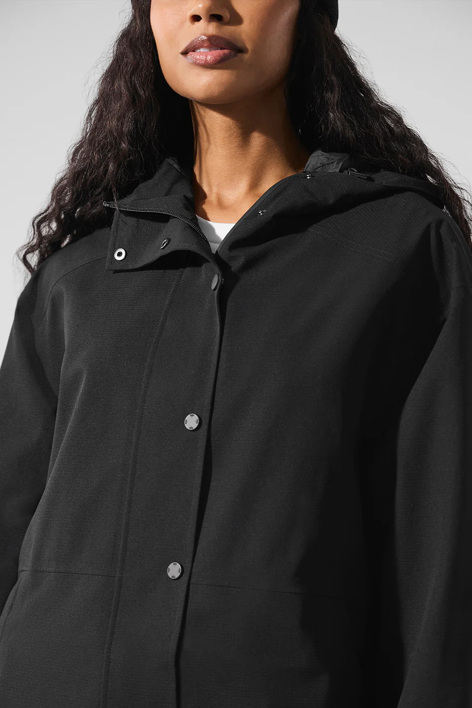 Rain Or Shine Long Coat - Black