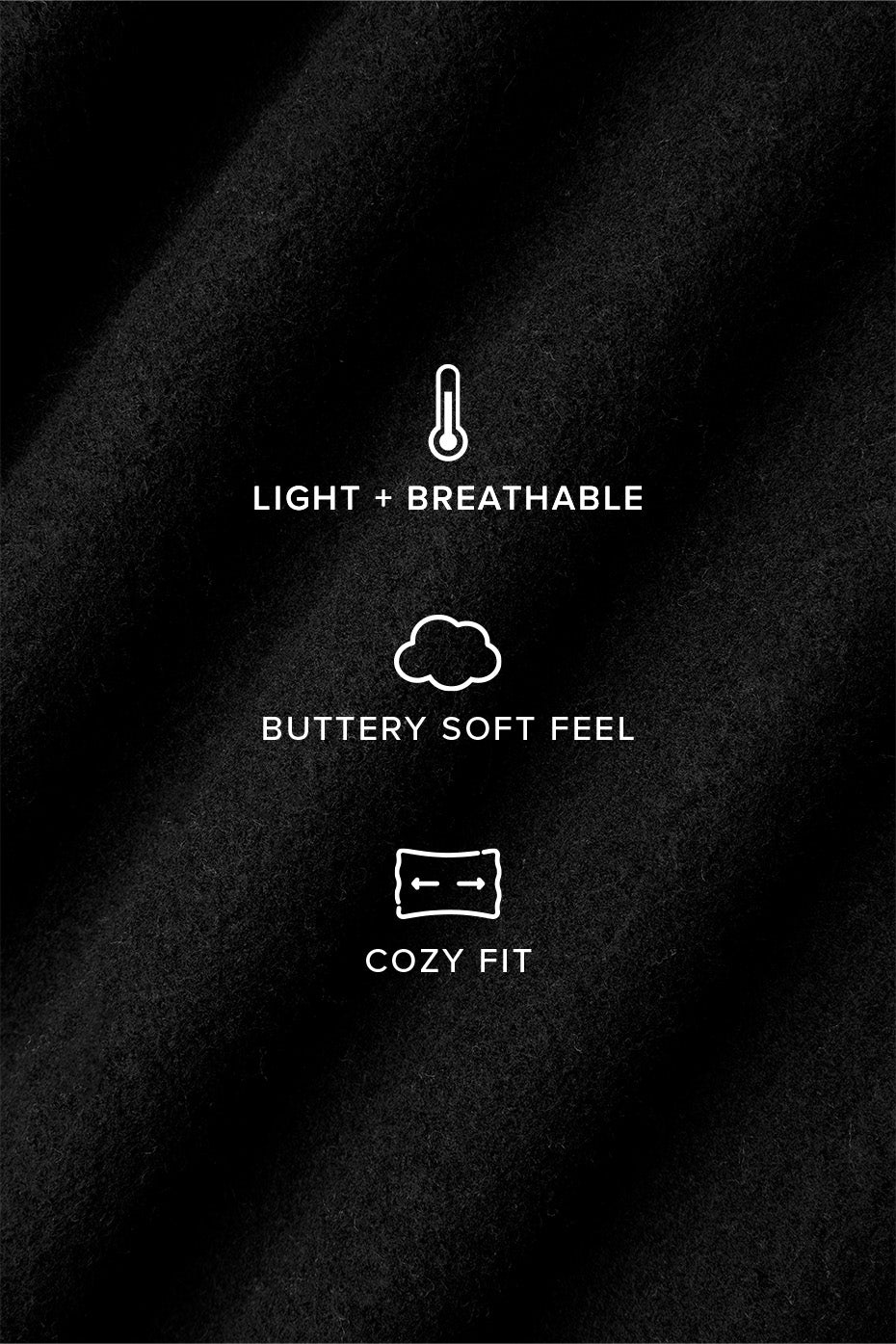 Merino Wool Oversized Scarf - Black