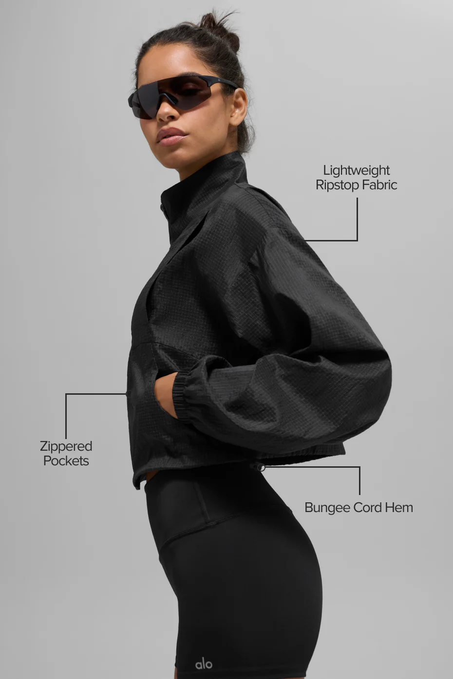 Game Time Full Zip Jacket - Black