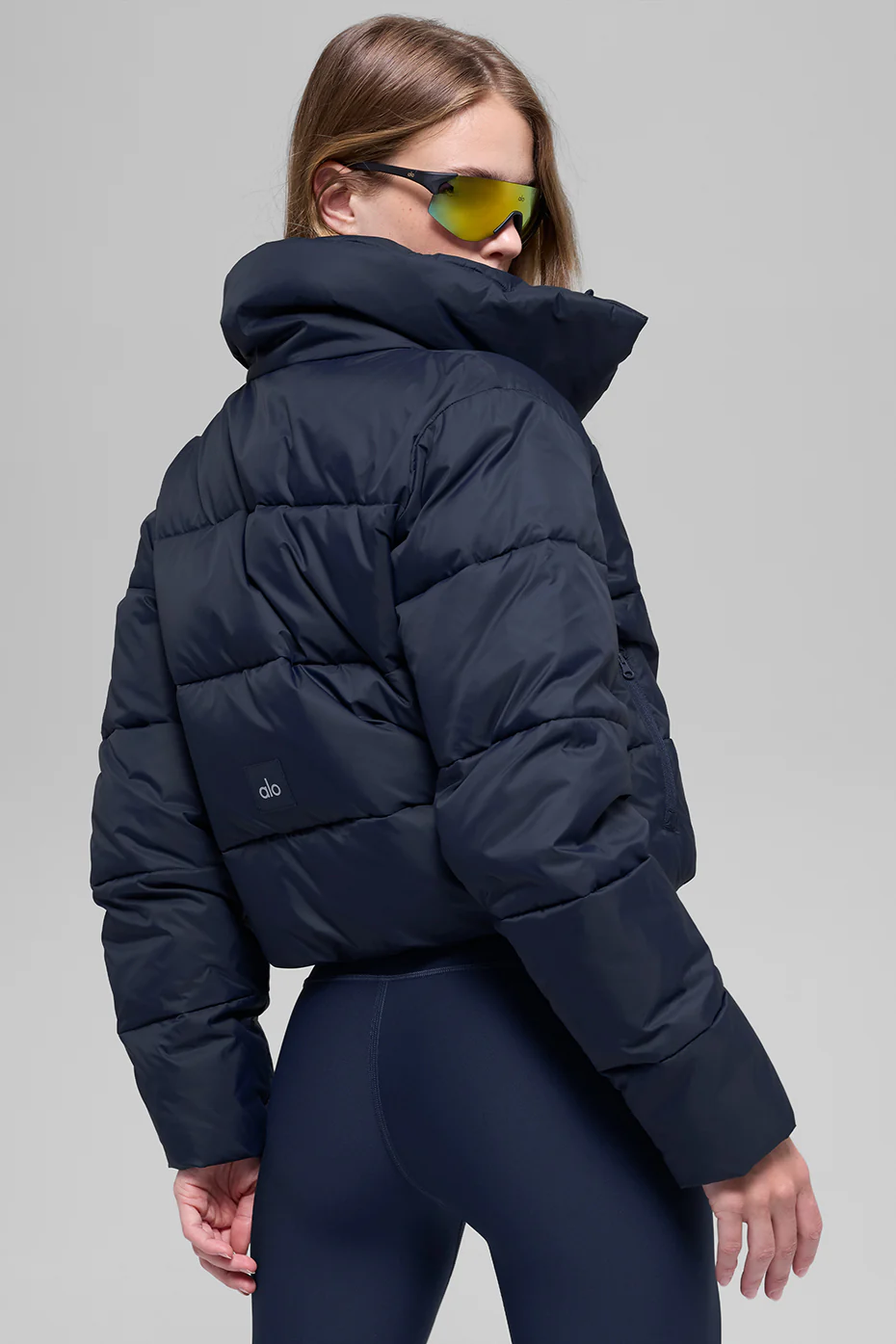Gold Rush Puffer - Navy