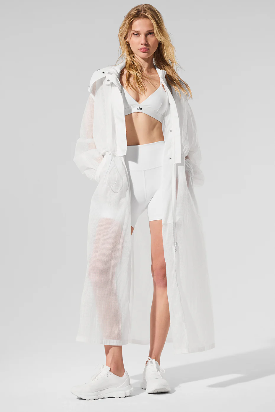 Game Time Trench - White