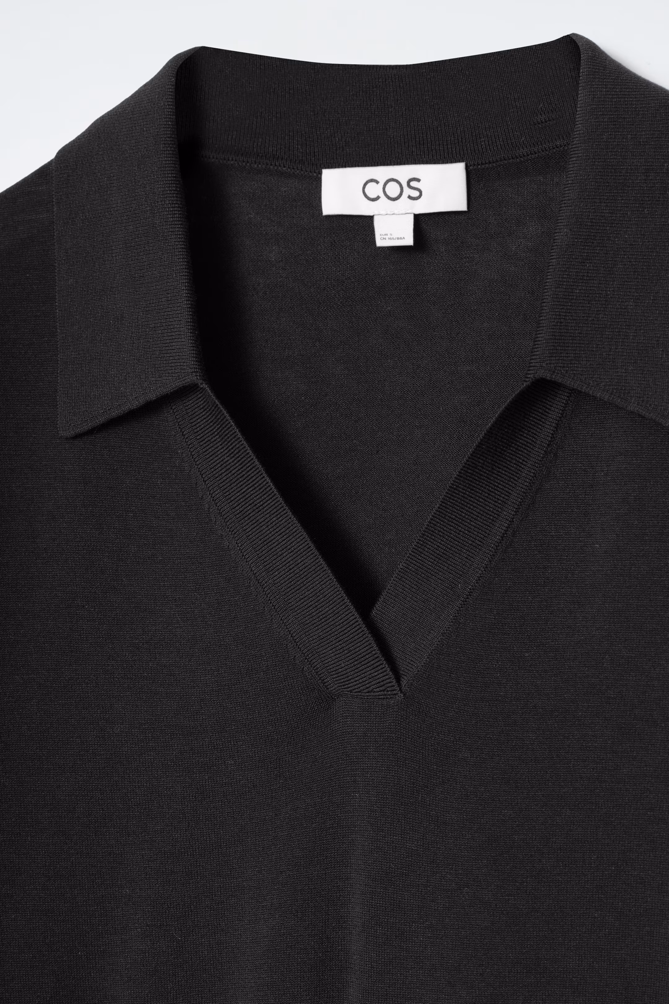 KNITTED SILK POLO SHIRT