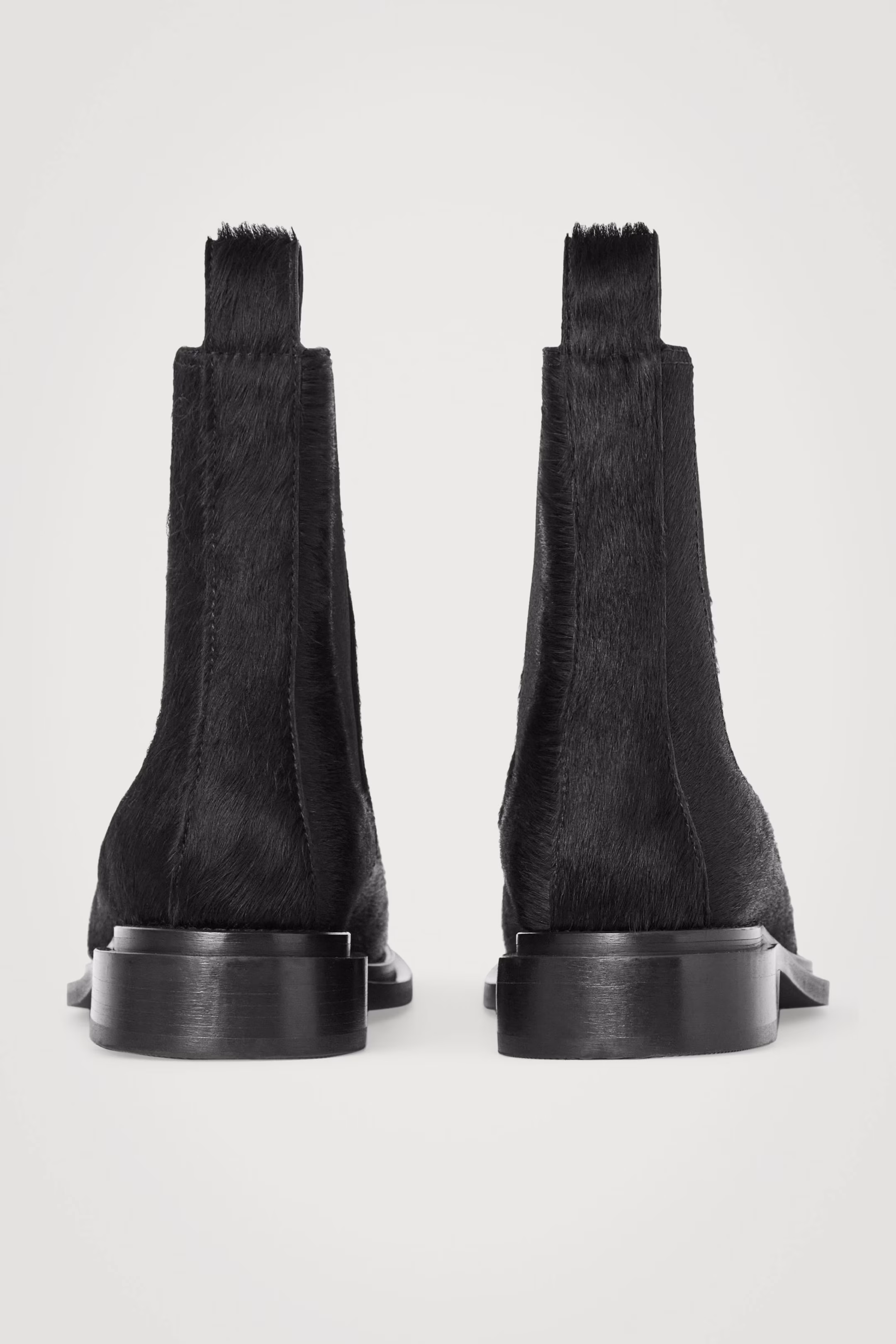 THE PONY HAIR CHELSEA BOOTS