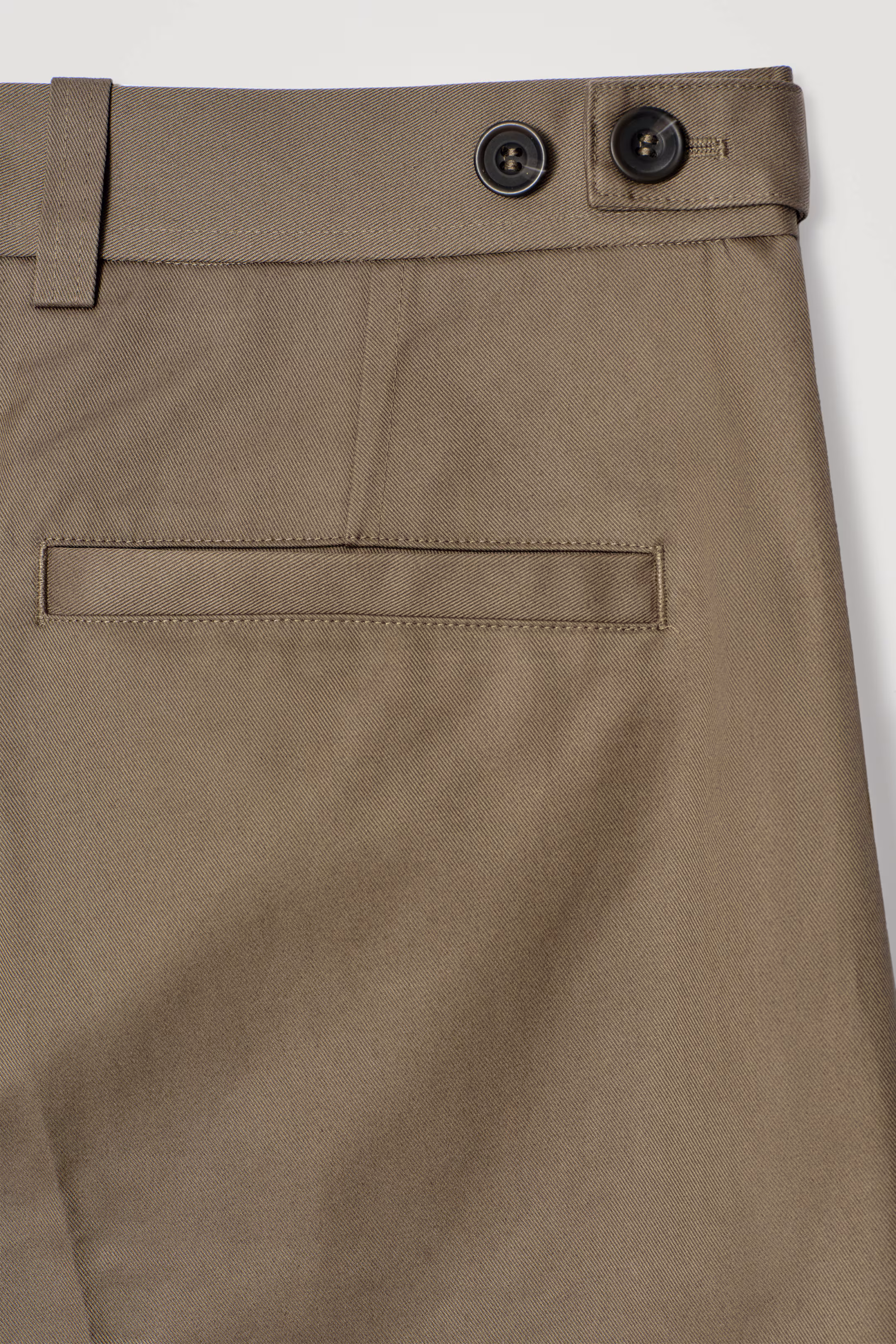 RELAXED COTTON STRAIGHT-LEG TROUSERS