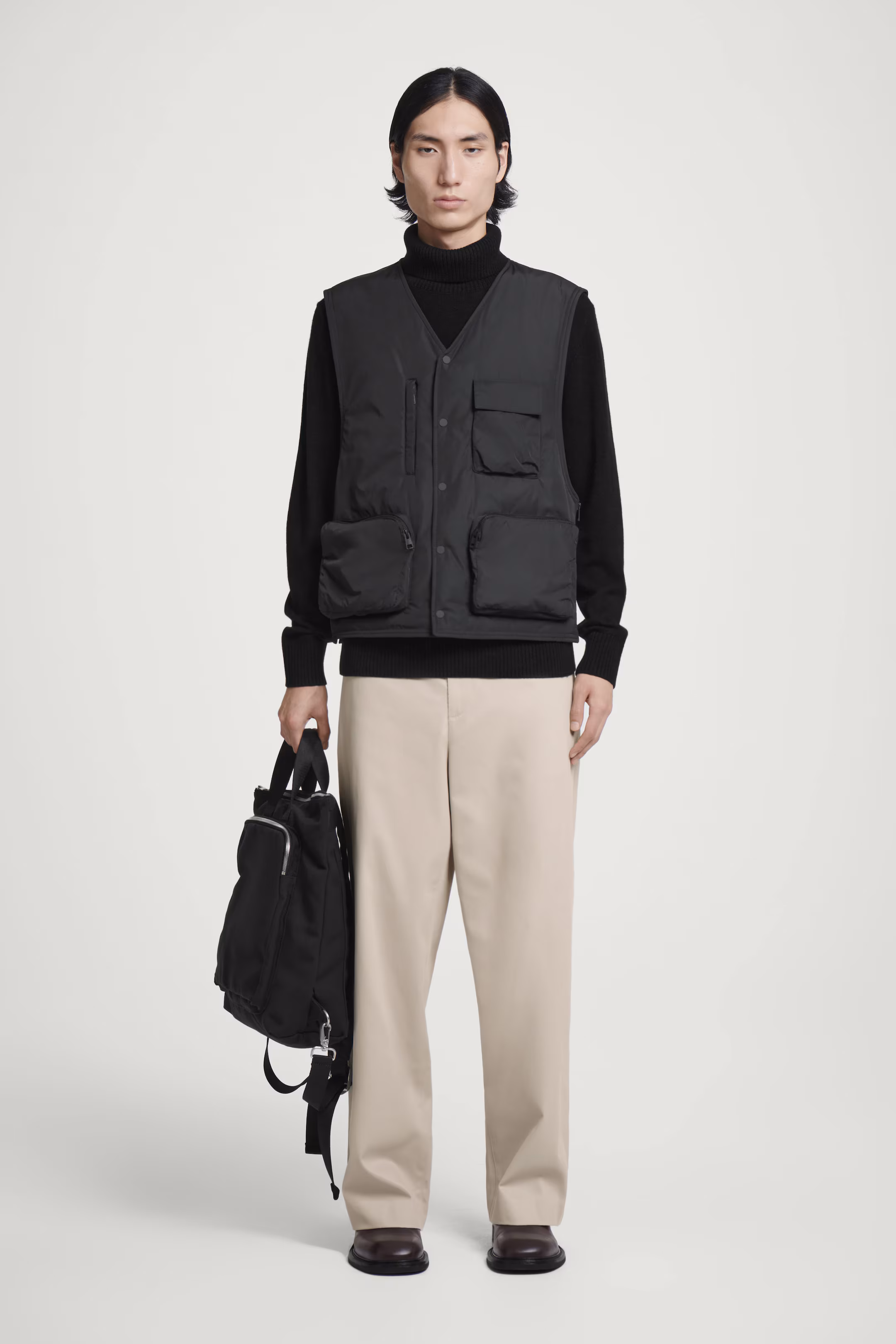 WATER-REPELLENT TOTE BAG BACKPACK - CANVAS