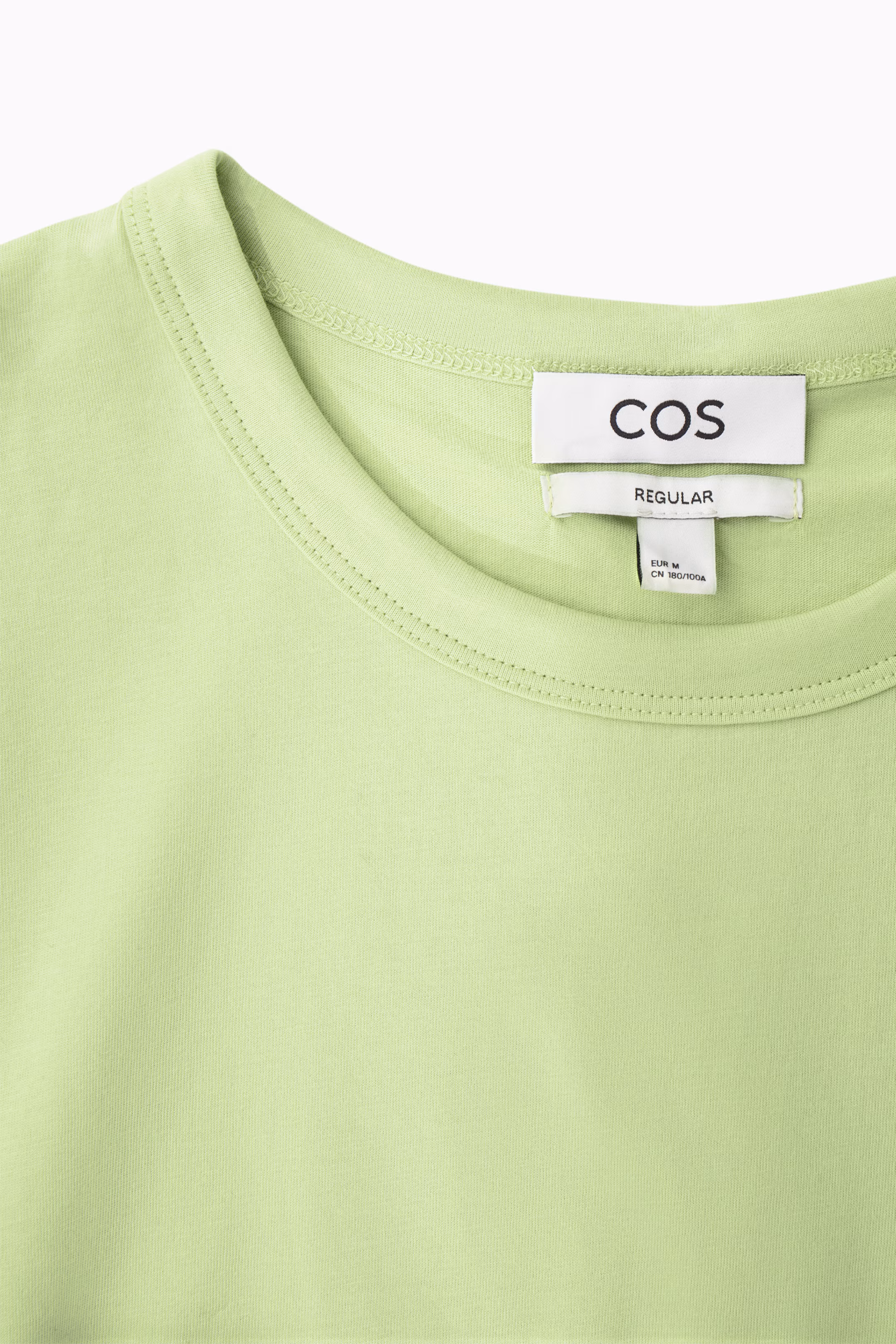 REGULAR LIGHTWEIGHT BRUSHED-COTTON T-SHIRT