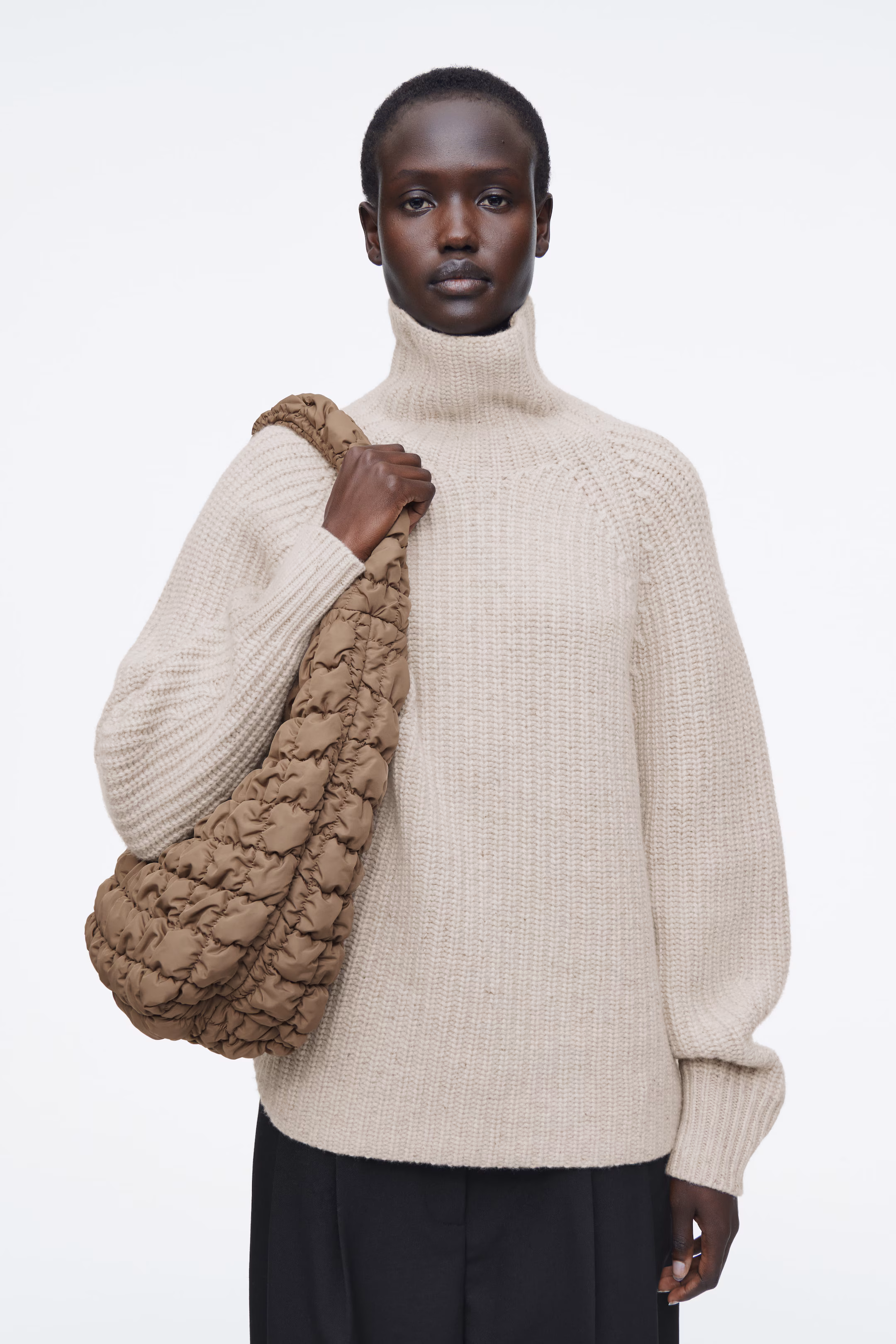 QUILTED MINI TOTE BAG