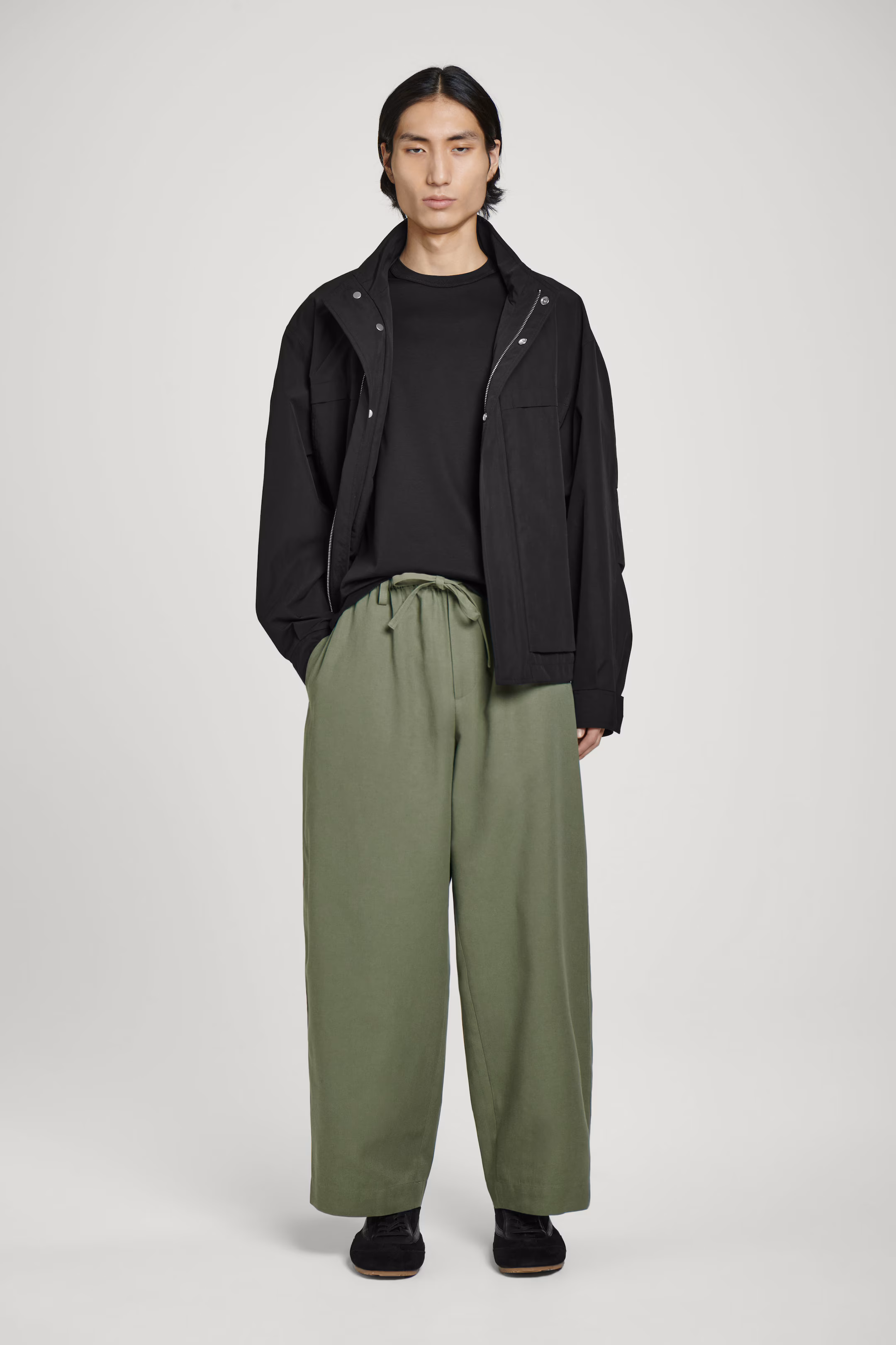 REGULAR-FIT MERCERISED-COTTON T-SHIRT