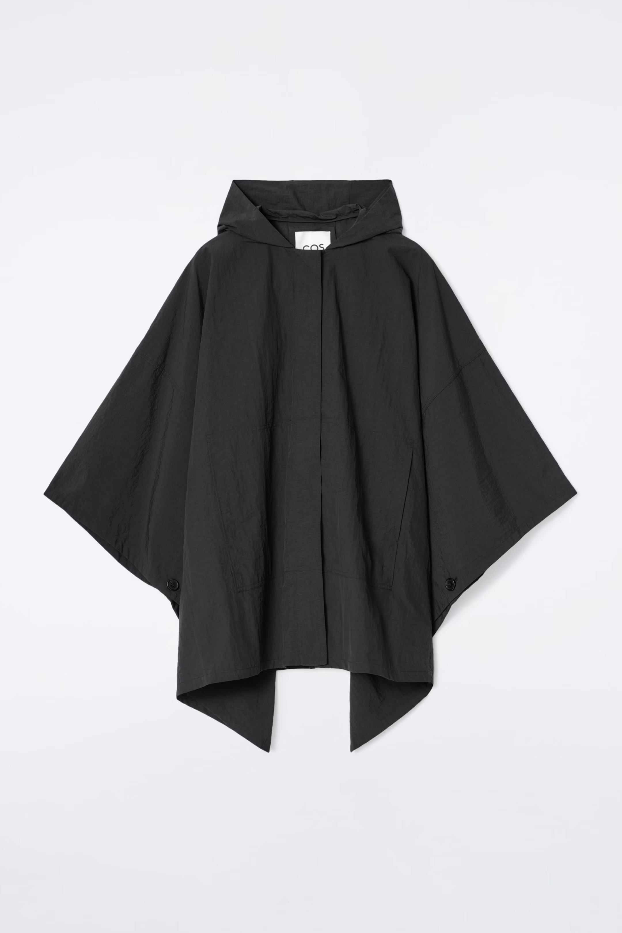 HOODED TRENCH COAT CAPE