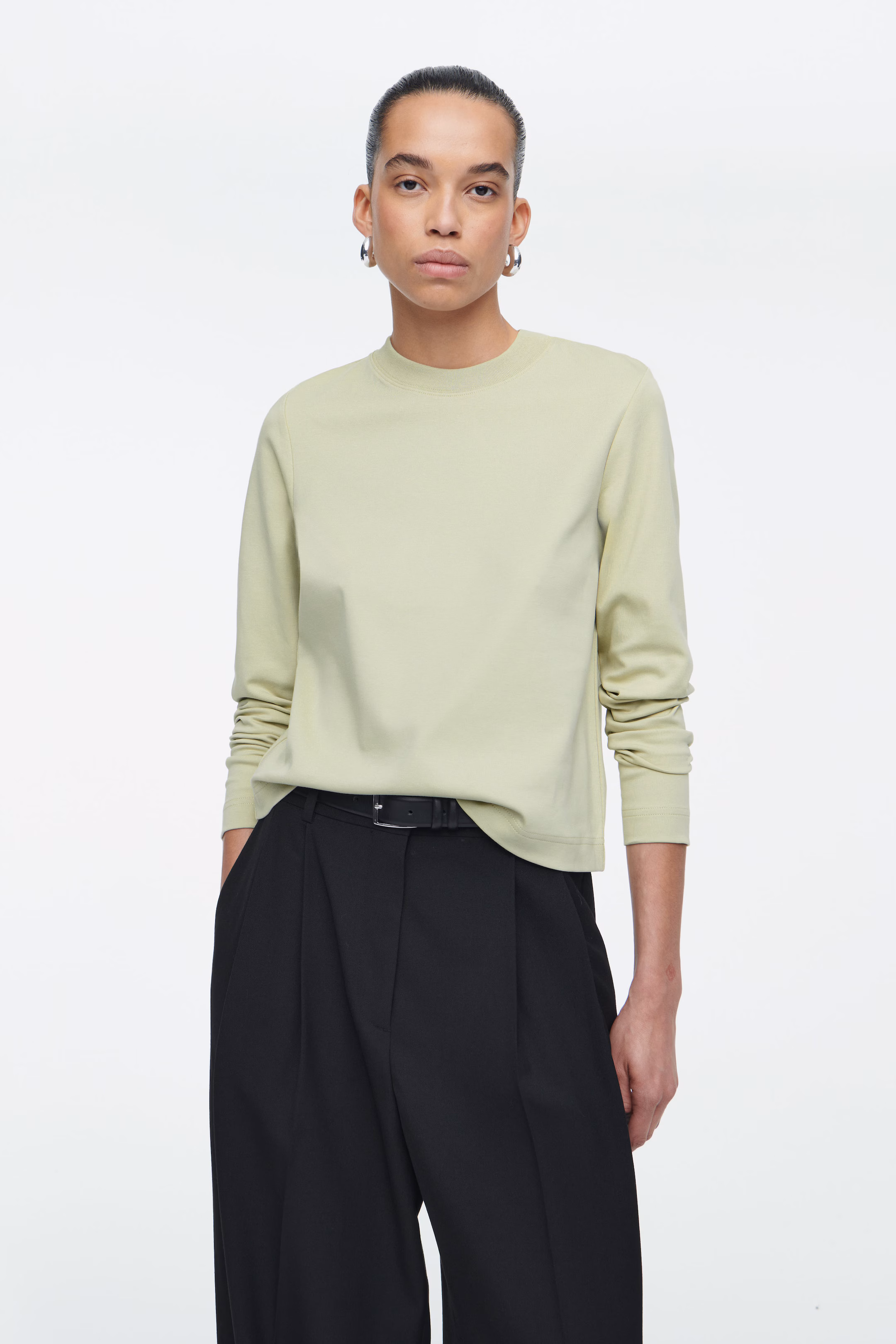 CLEAN CUT REGULAR LONG-SLEEVED T-SHIRT