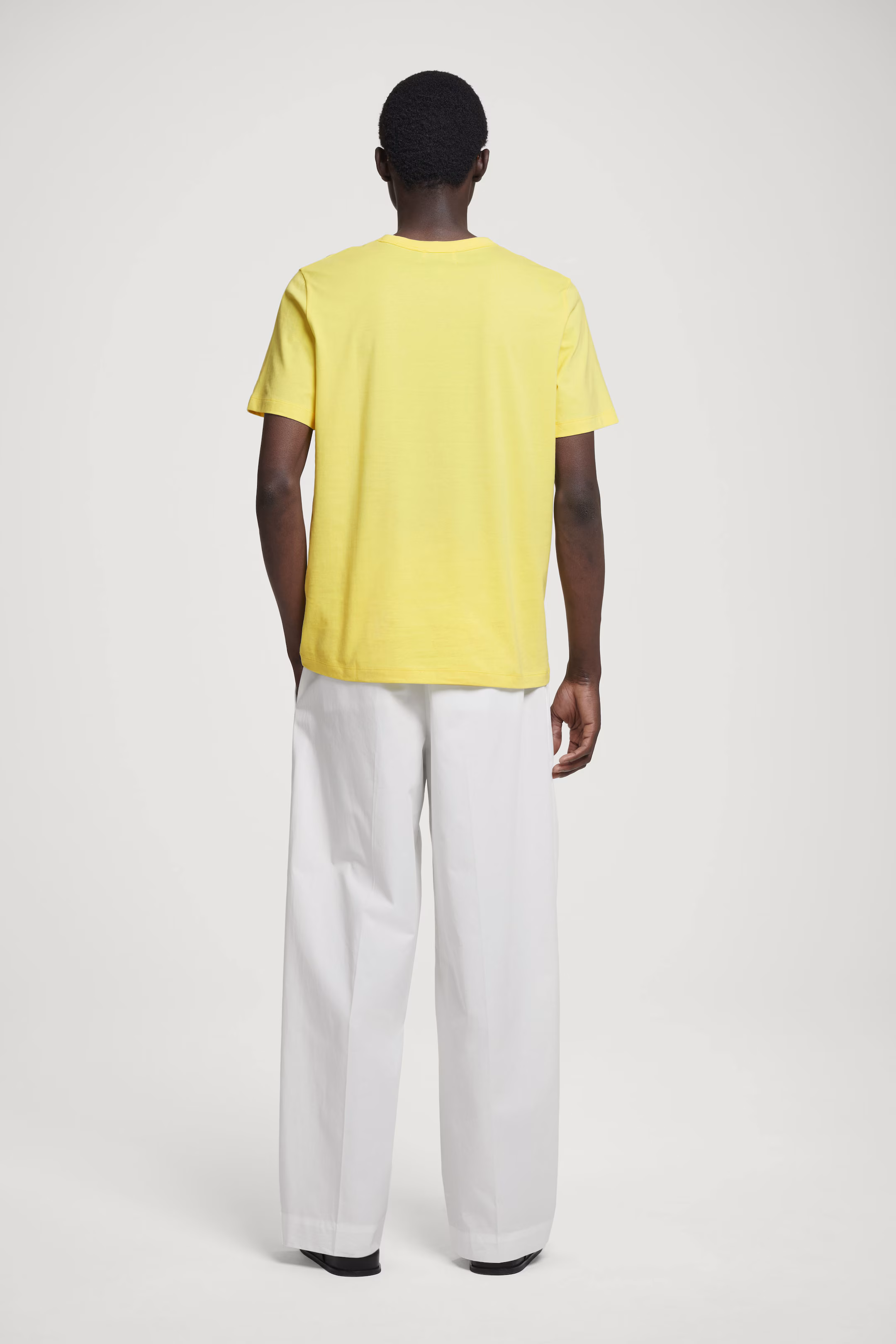 REGULAR LIGHTWEIGHT BRUSHED-COTTON T-SHIRT