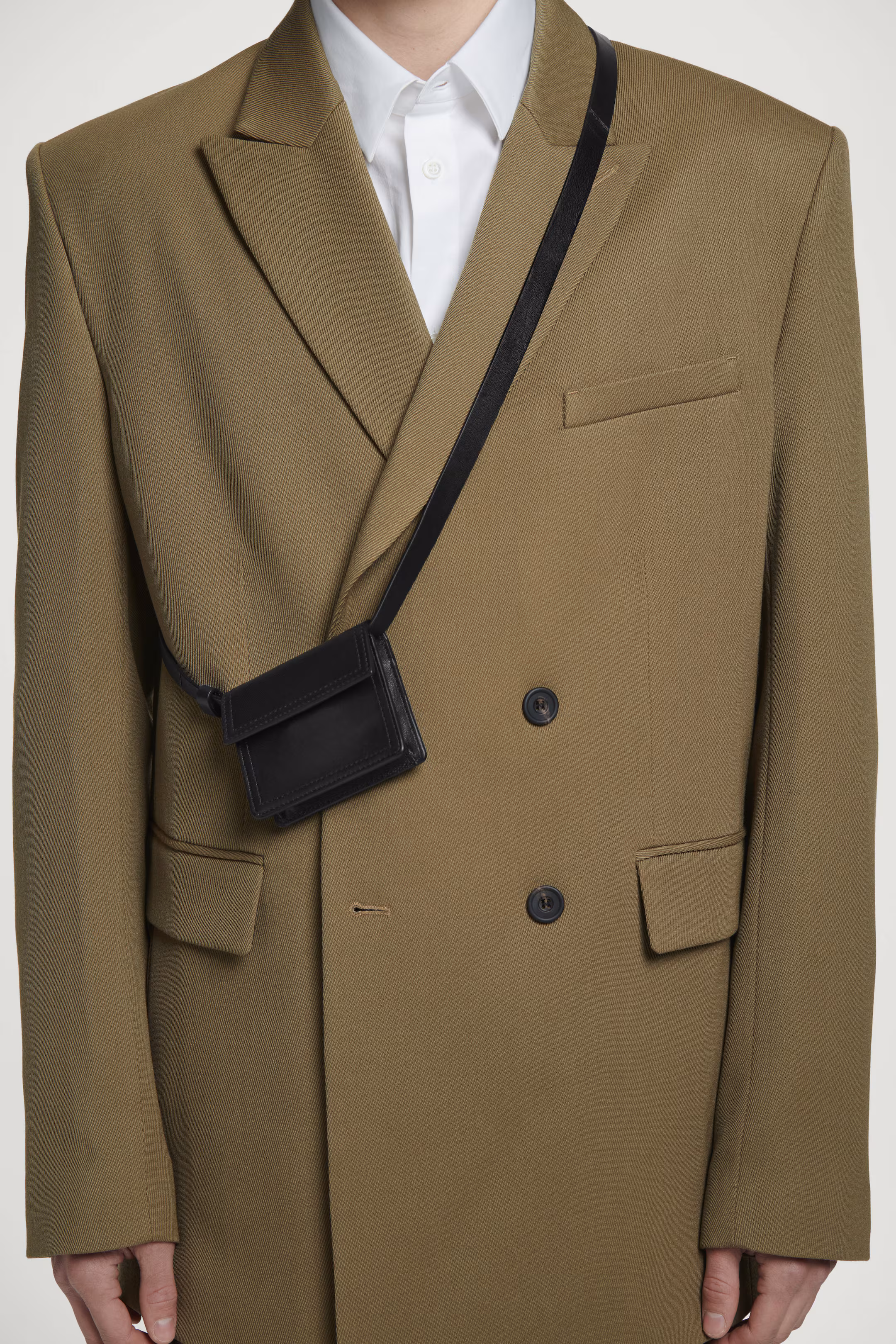 MINI CROSSBODY POUCH - LEATHER