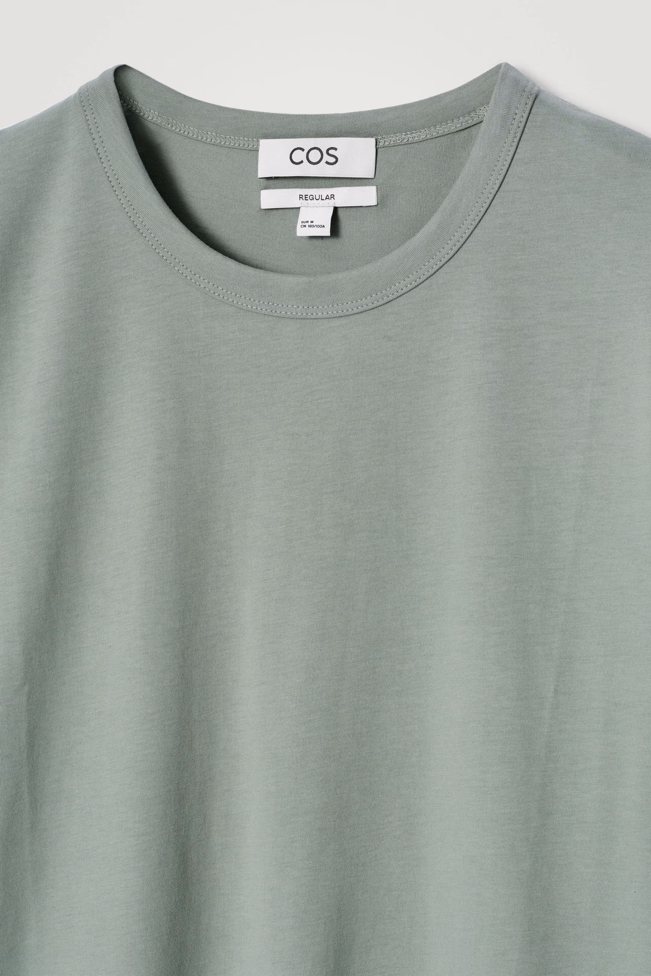 REGULAR LIGHTWEIGHT BRUSHED-COTTON T-SHIRT