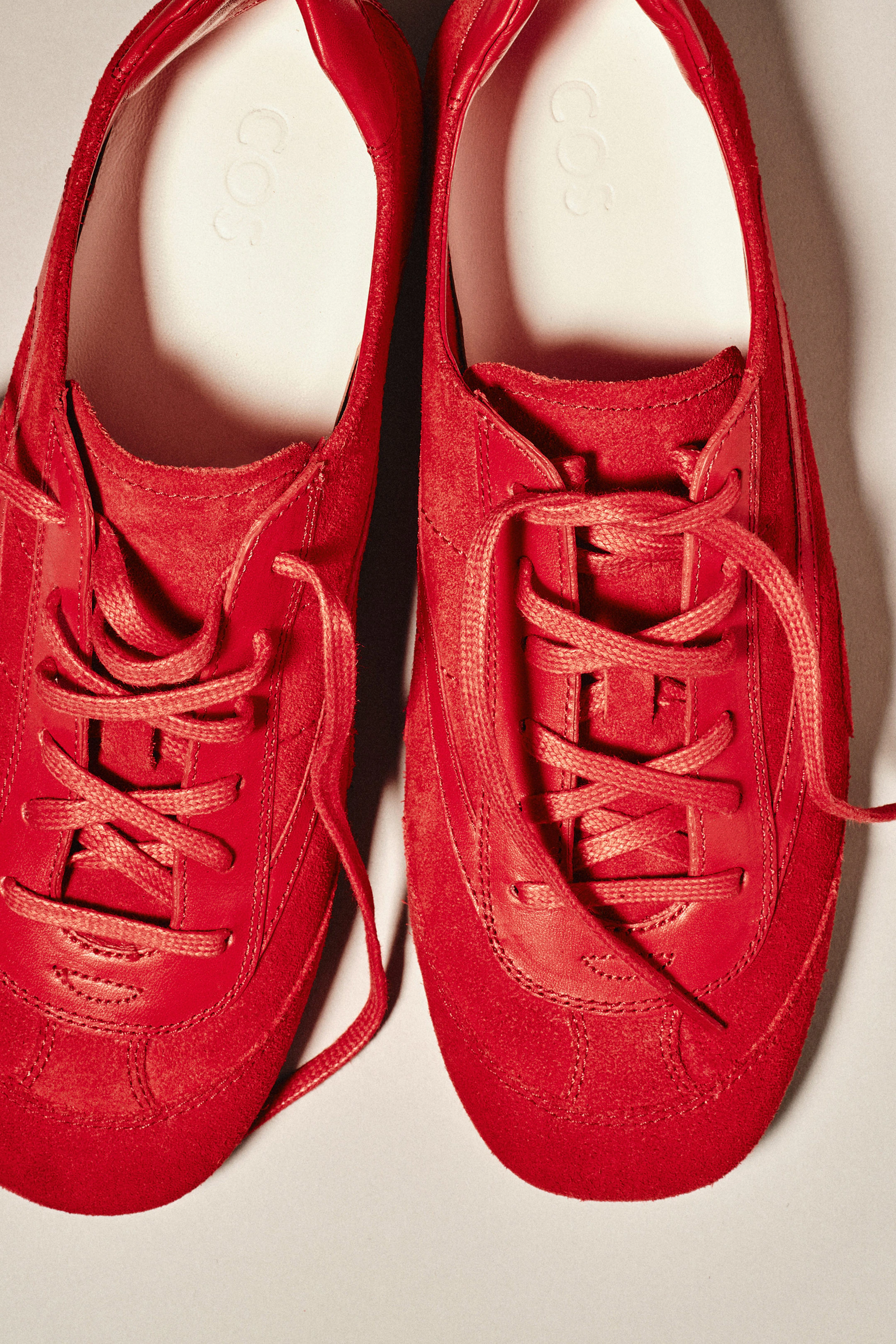 MINIMAL SUEDE TRAINERS