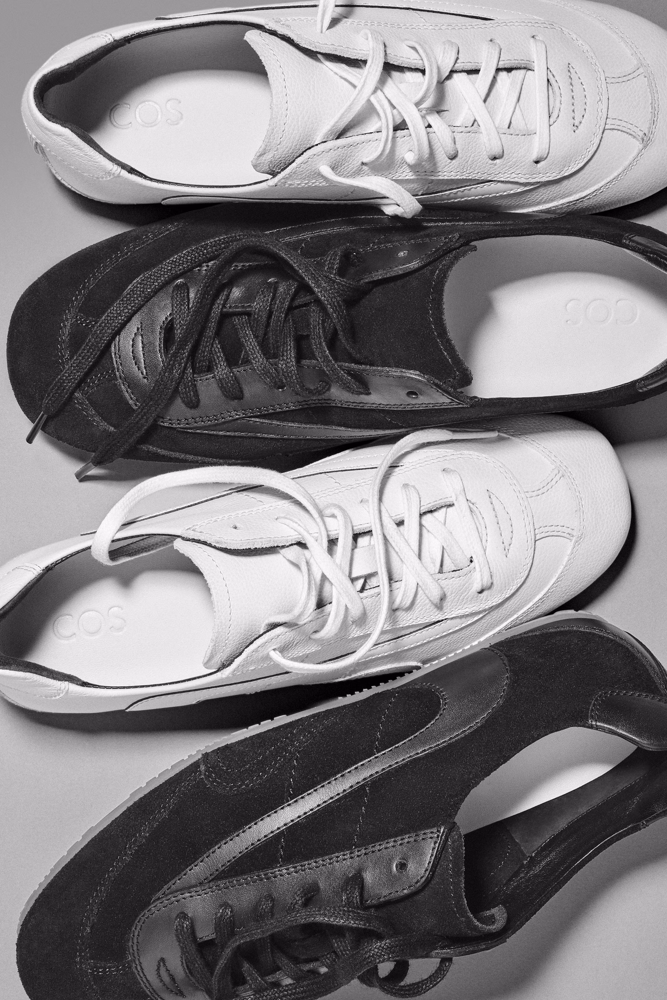 MINIMAL SUEDE TRAINERS