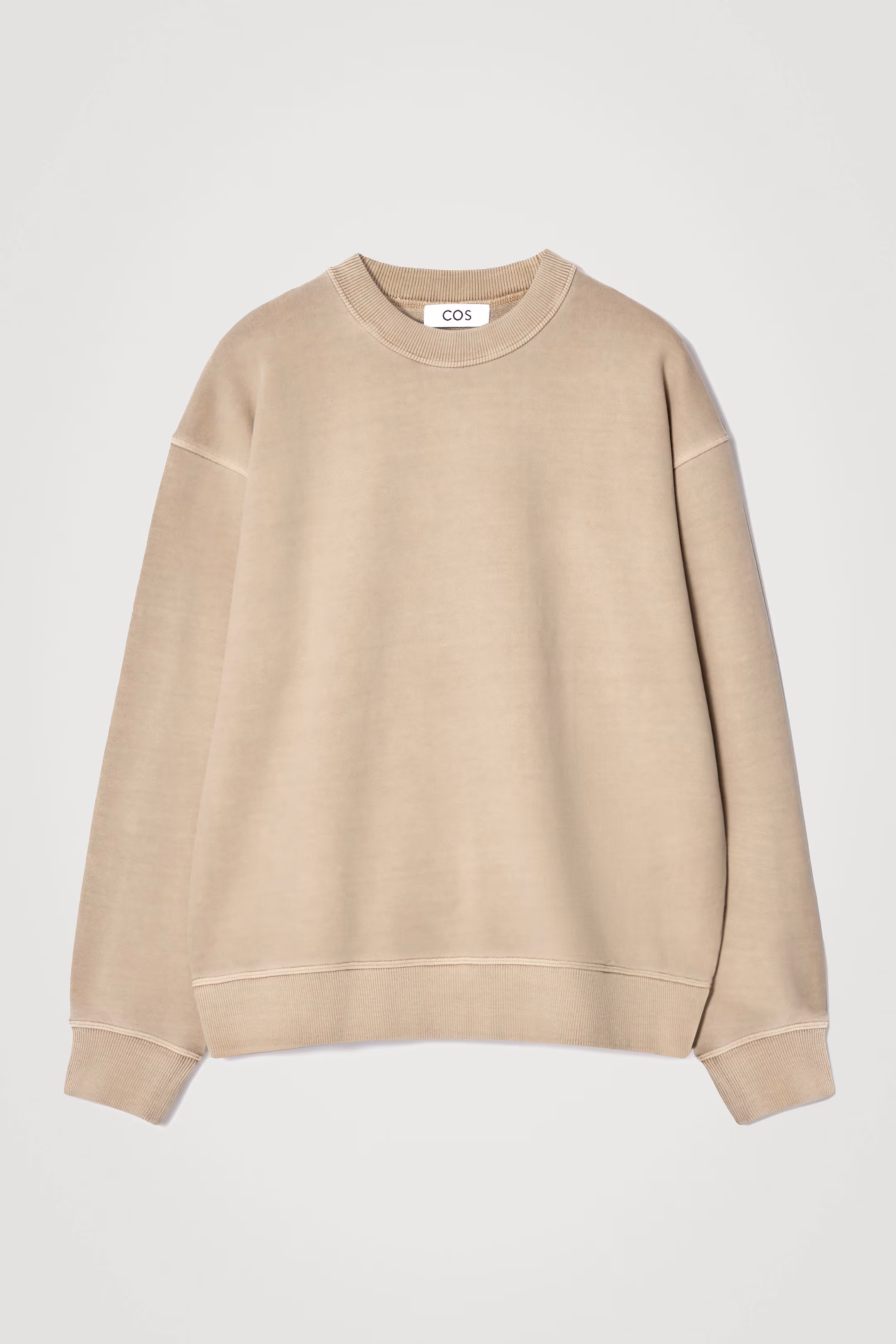 RELAXED WASHED-COTTON SWEATSHIRT