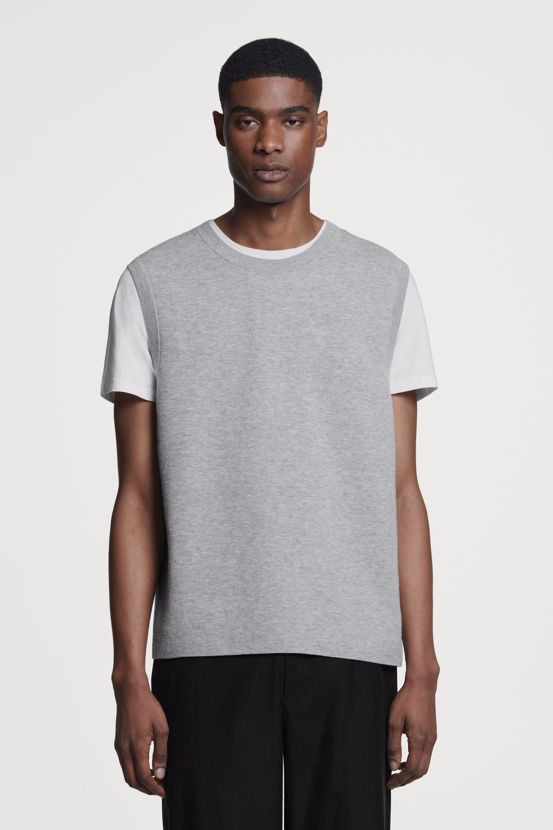 DOUBLE-FACED KNITTED TANK